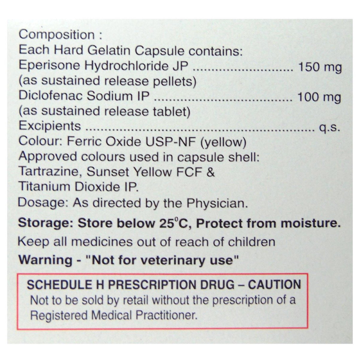 Eprisan D SR Capsule 5's, Pack of 5 CapsuleS Eprisan D SR Capsule 5's, Pack of 5 CapsuleS