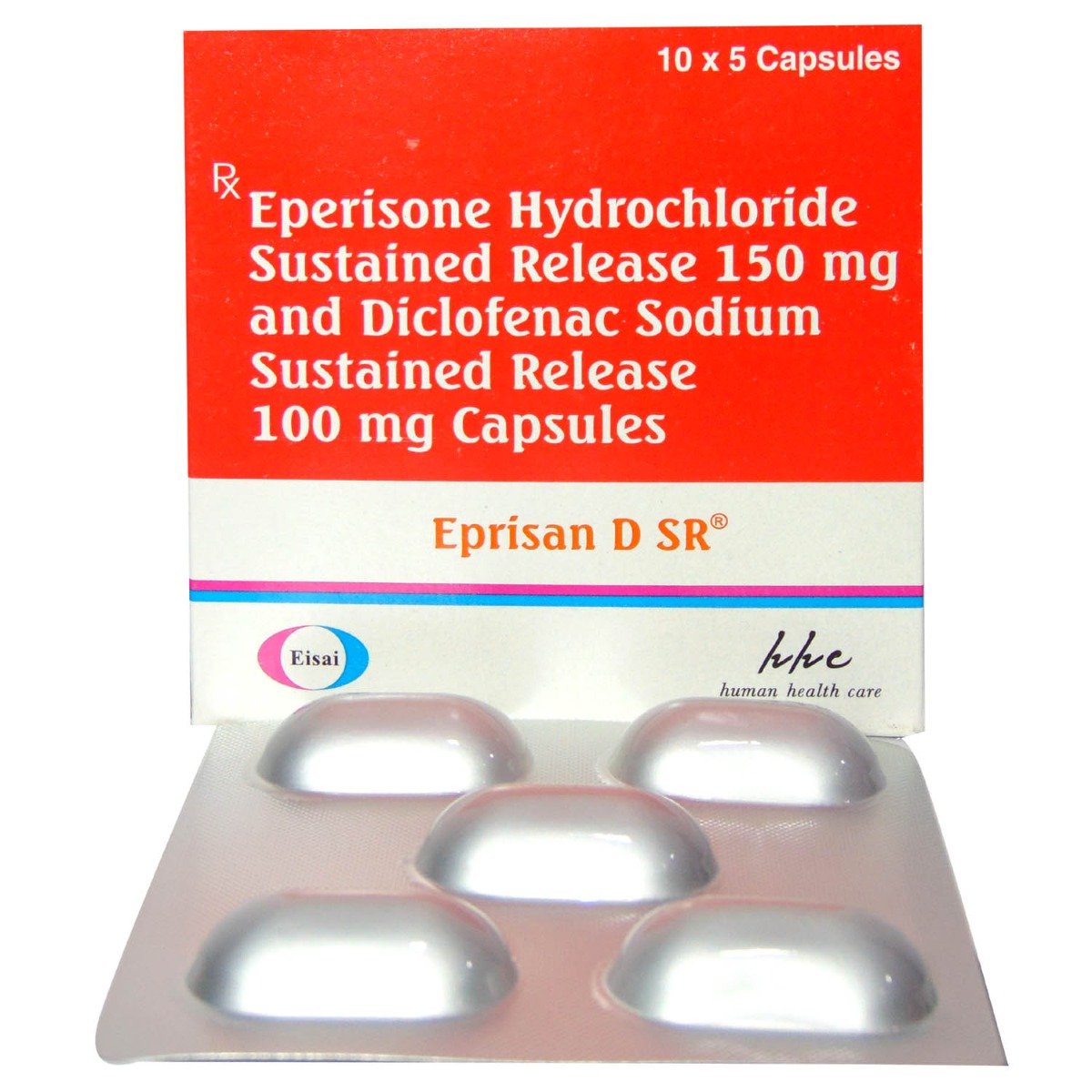 Eprisan D SR Capsule 5's, Pack of 5 CapsuleS Eprisan D SR Capsule 5's, Pack of 5 CapsuleS
