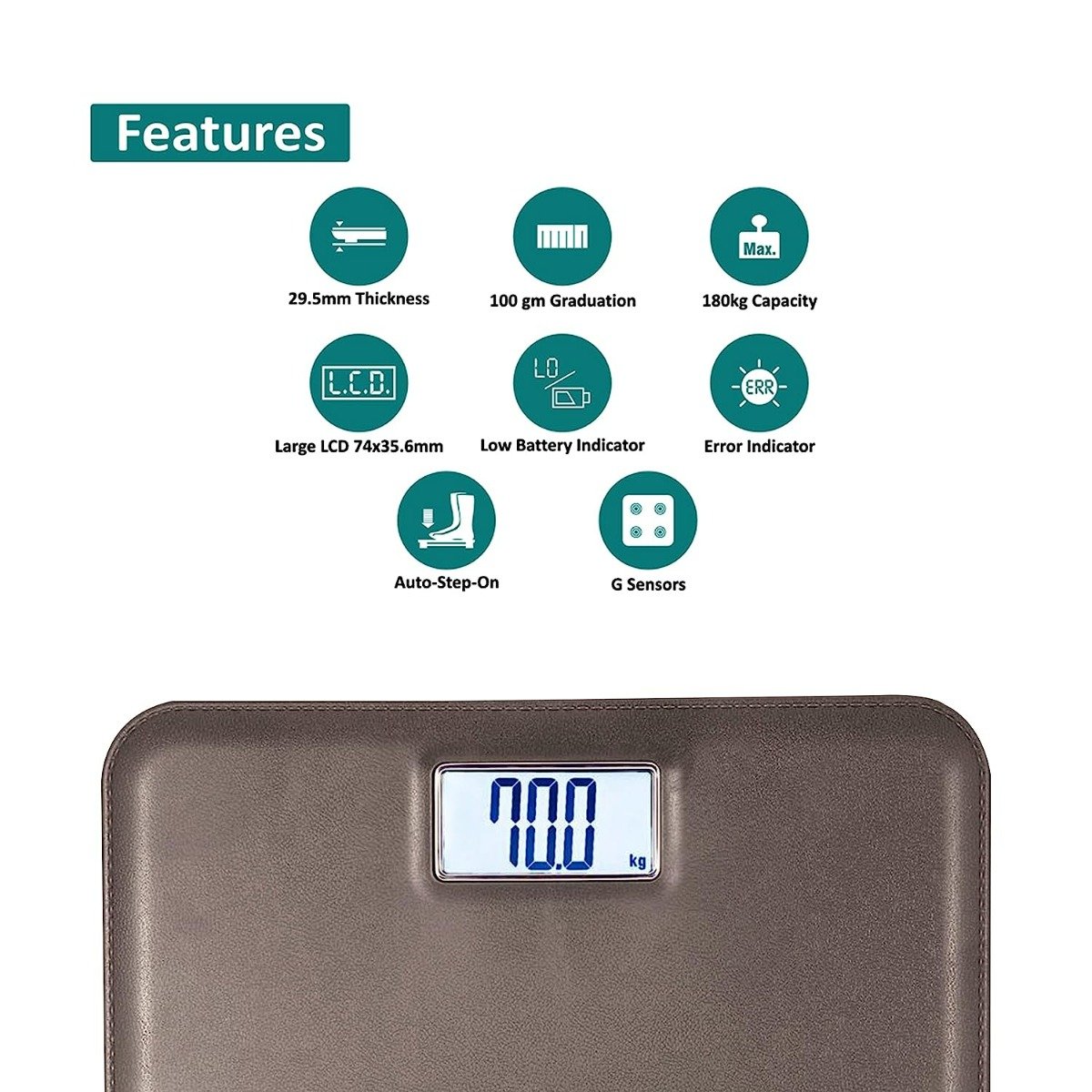Equinox Digital Weighing Scale EQ-EB-6171L, 1 Count, Pack of 1 Equinox Digital Weighing Scale EQ-EB-6171L, 1 Count, Pack of 1
