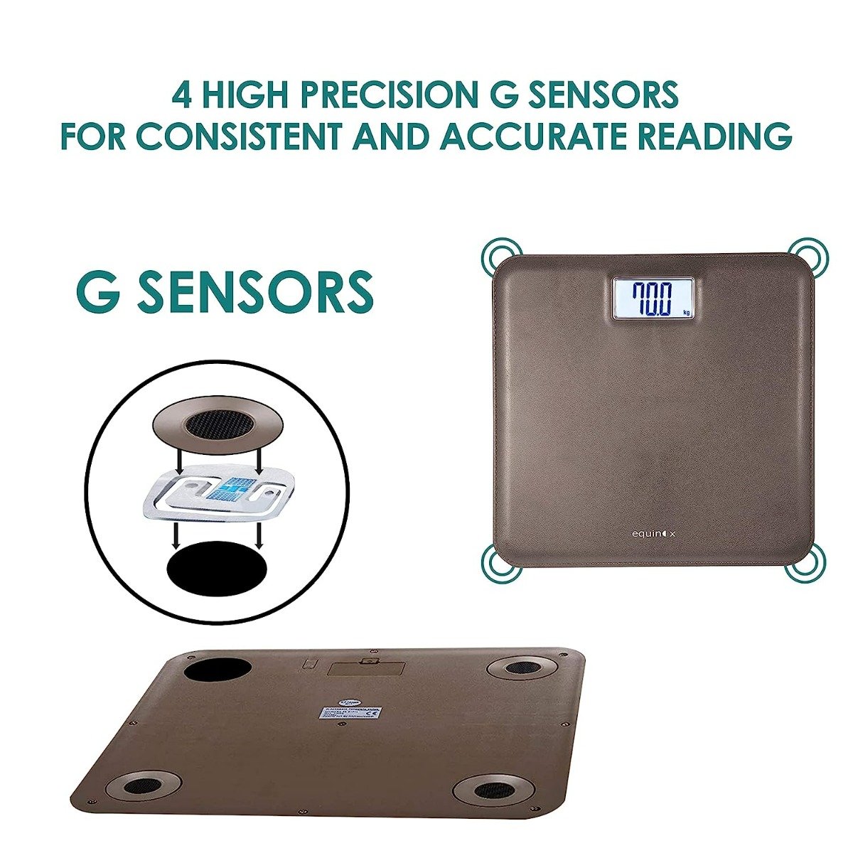 Equinox Digital Weighing Scale EQ-EB-6171L, 1 Count, Pack of 1 Equinox Digital Weighing Scale EQ-EB-6171L, 1 Count, Pack of 1