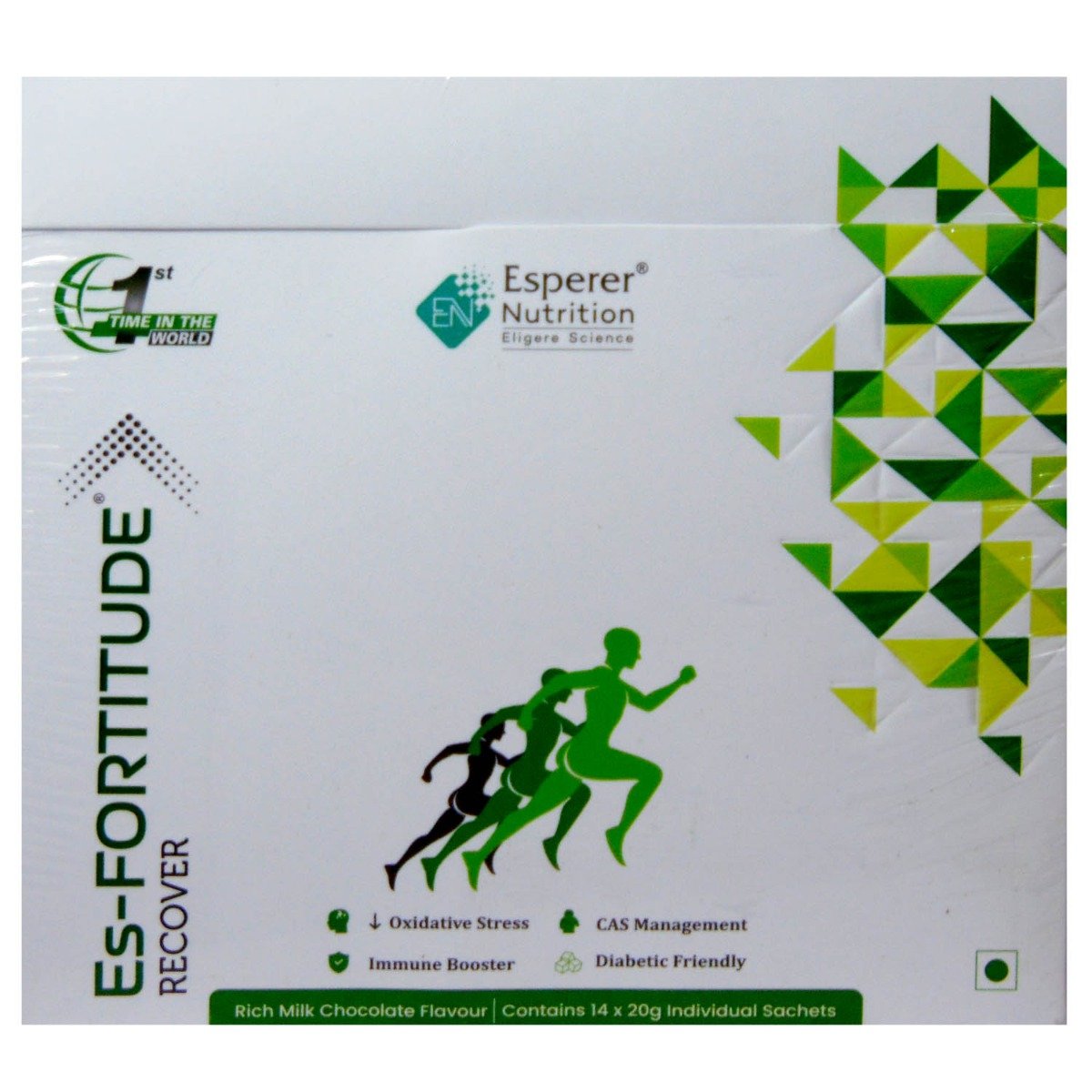 ES FORTITUDE RECOVER CHOC FLAV SACHETS 14X20G, Pack of 1 ES FORTITUDE RECOVER CHOC FLAV SACHETS 14X20G, Pack of 1