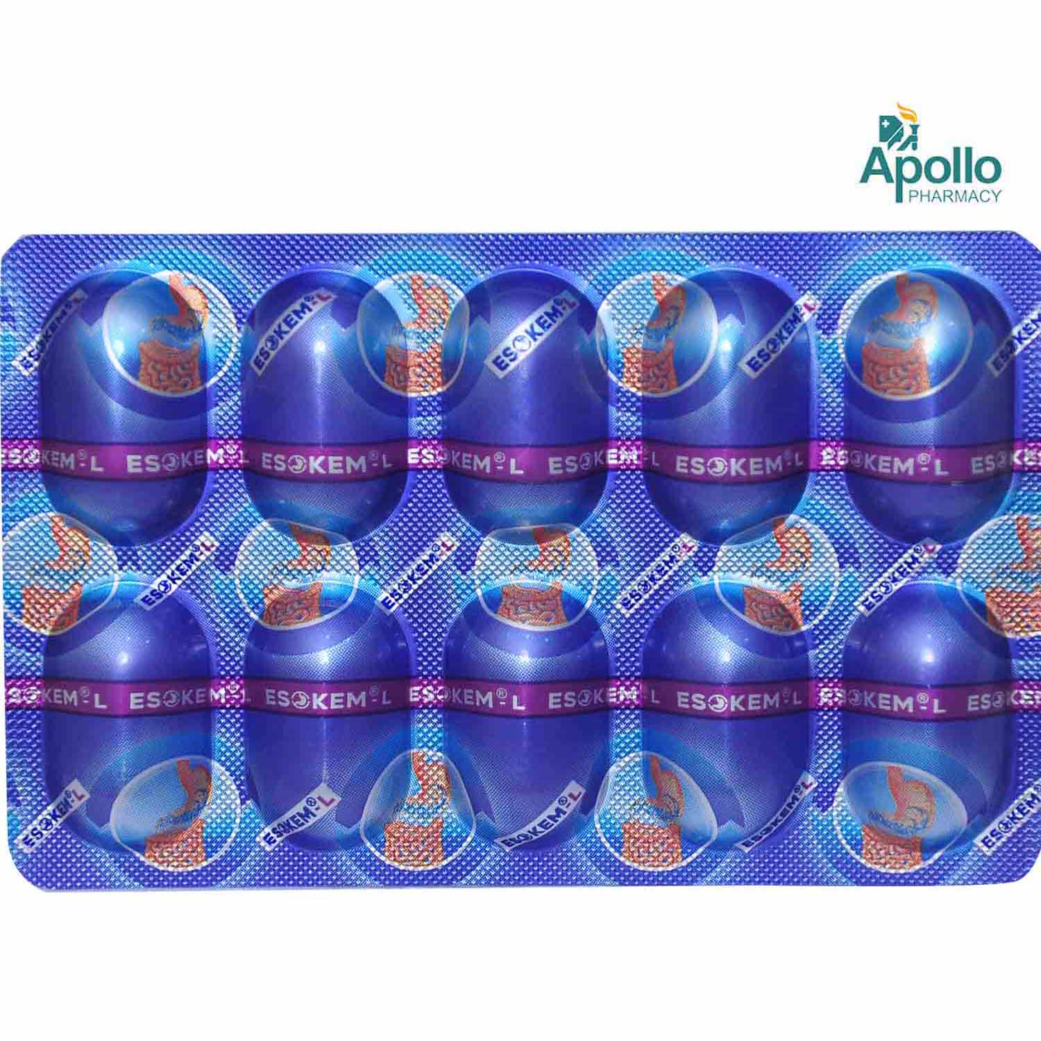 Esokem-L Capsule 10's, Pack of 10 CapsuleS Esokem-L Capsule 10's, Pack of 10 CapsuleS