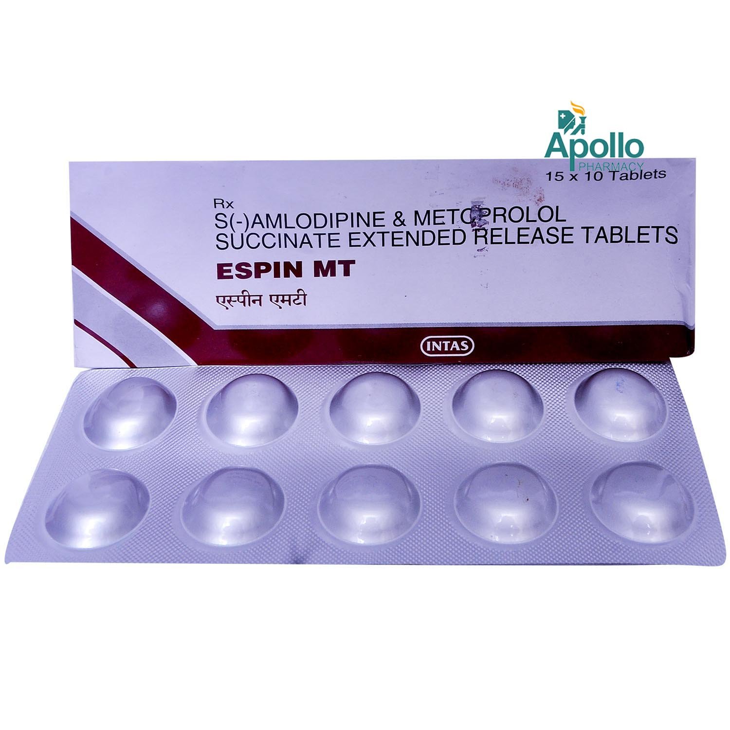 Espin MT Tablet 10's, Pack of 10 TabletS Espin MT Tablet 10's, Pack of 10 TabletS