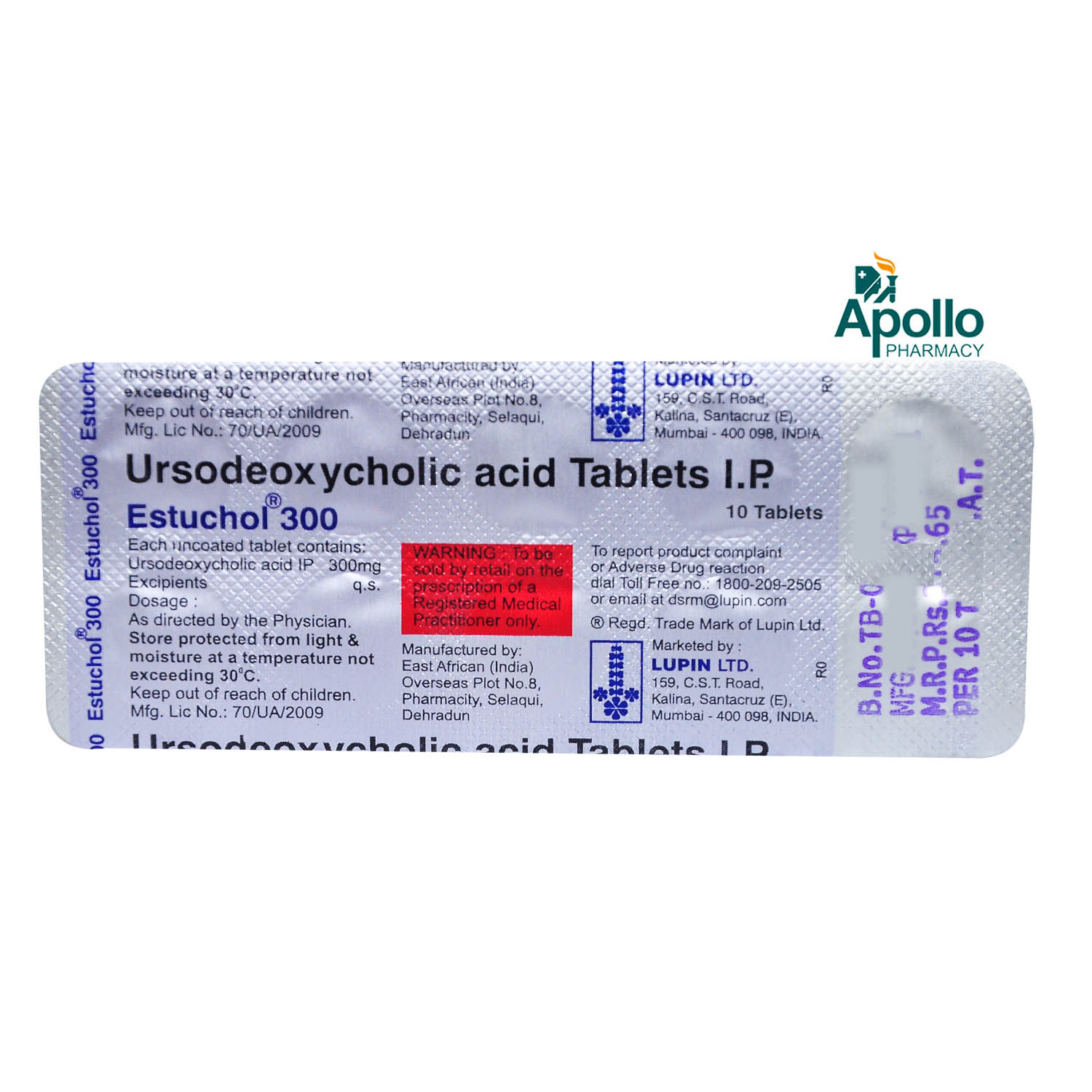 Estuchol 300 Tablet 10's, Pack of 10 TABLETS Estuchol 300 Tablet 10's, Pack of 10 TABLETS