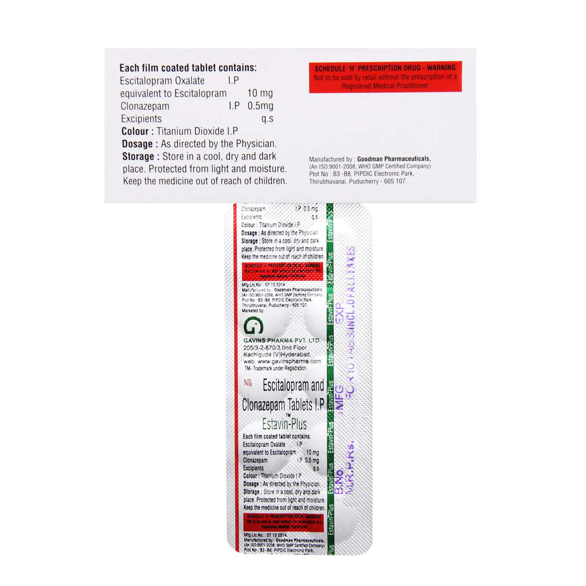 ESTAVIN PLUS TABLET 10'S, Pack of 10 TabletS ESTAVIN PLUS TABLET 10'S, Pack of 10 TabletS