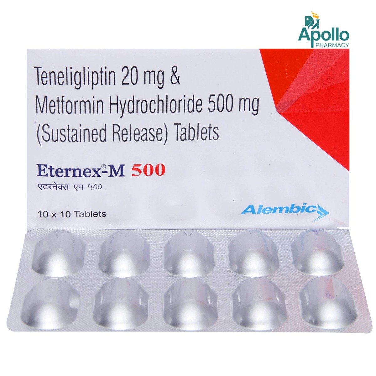 Eternex-M 500 Tablet 10's, Pack of 10 TABLETS Eternex-M 500 Tablet 10's, Pack of 10 TABLETS