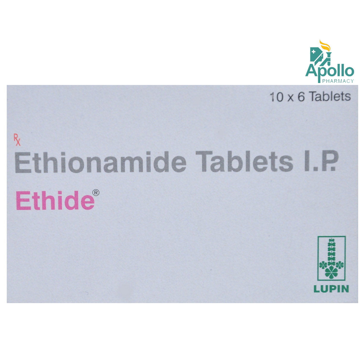 Ethide 250 mg Tablet 6's, Pack of 6 TabletS Ethide 250 mg Tablet 6's, Pack of 6 TabletS