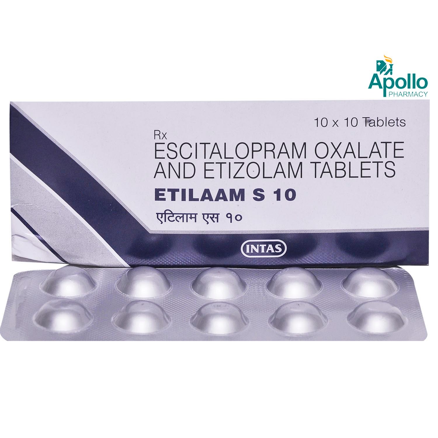 Etilaam S 10 Tablet 10'S, Pack of 10 TABLETS Etilaam S 10 Tablet 10'S, Pack of 10 TABLETS