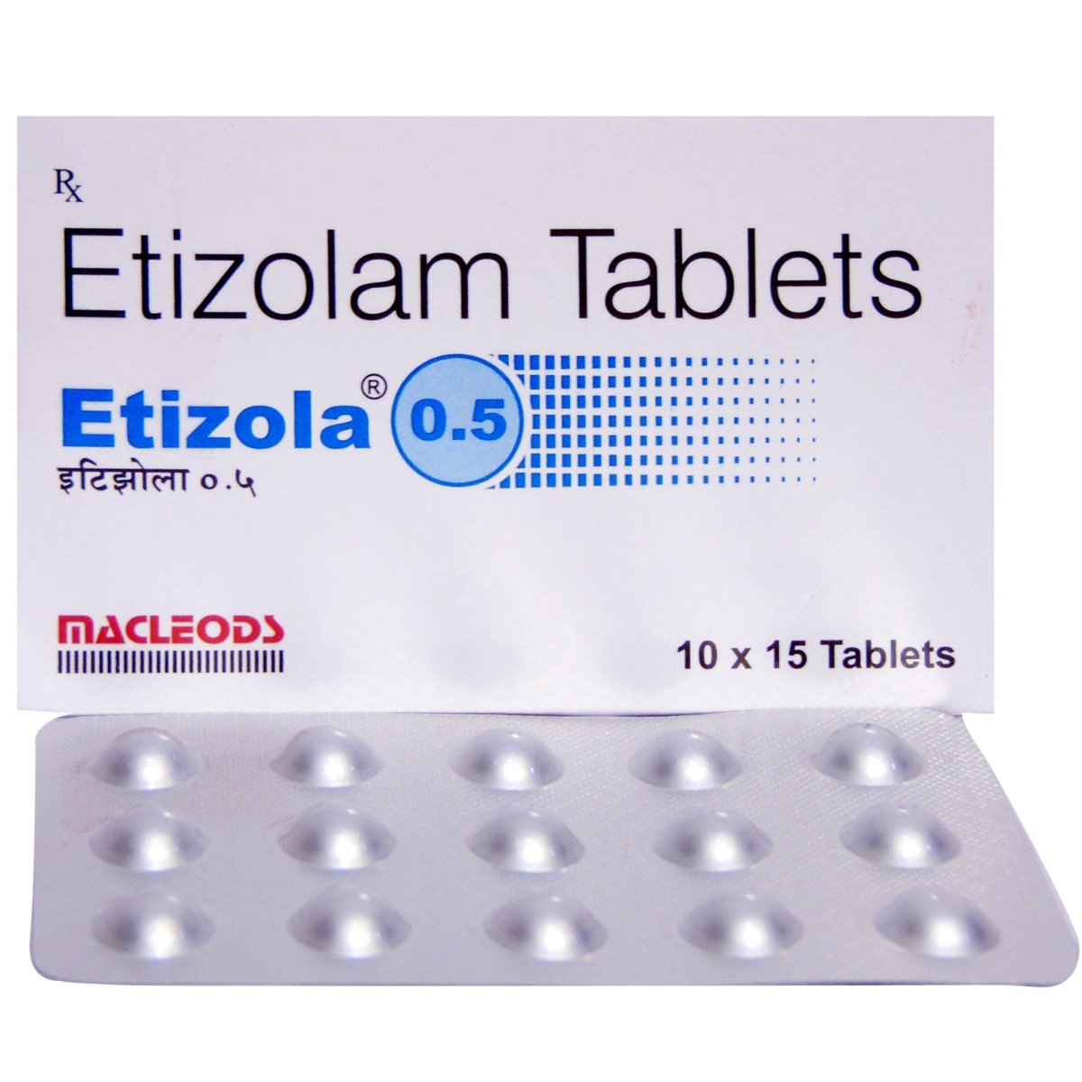 Etizola 0.5 Tablet 15's, Pack of 15 TABLETS Etizola 0.5 Tablet 15's, Pack of 15 TABLETS