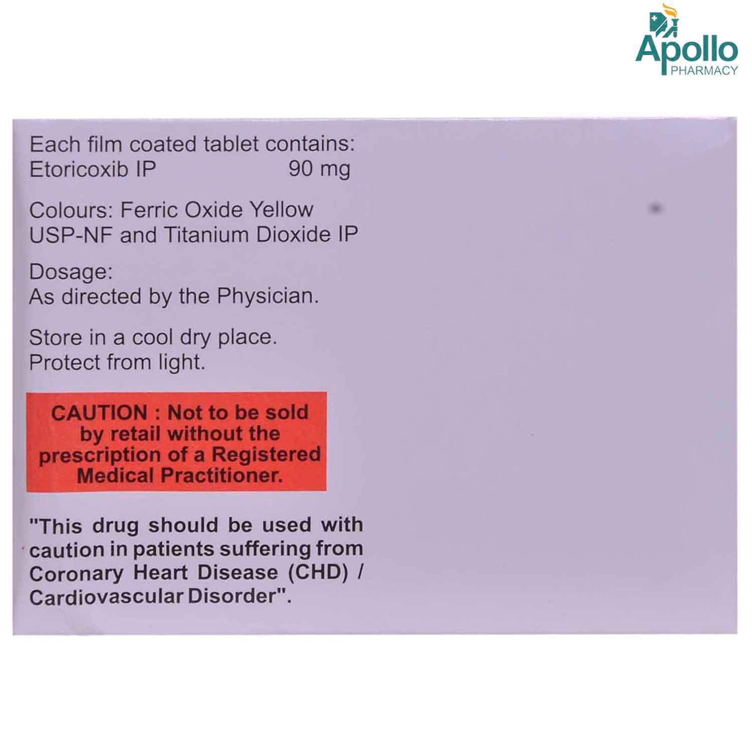 Etosaid 90 Tablet 10's, Pack of 10 TABLETS Etosaid 90 Tablet 10's, Pack of 10 TABLETS