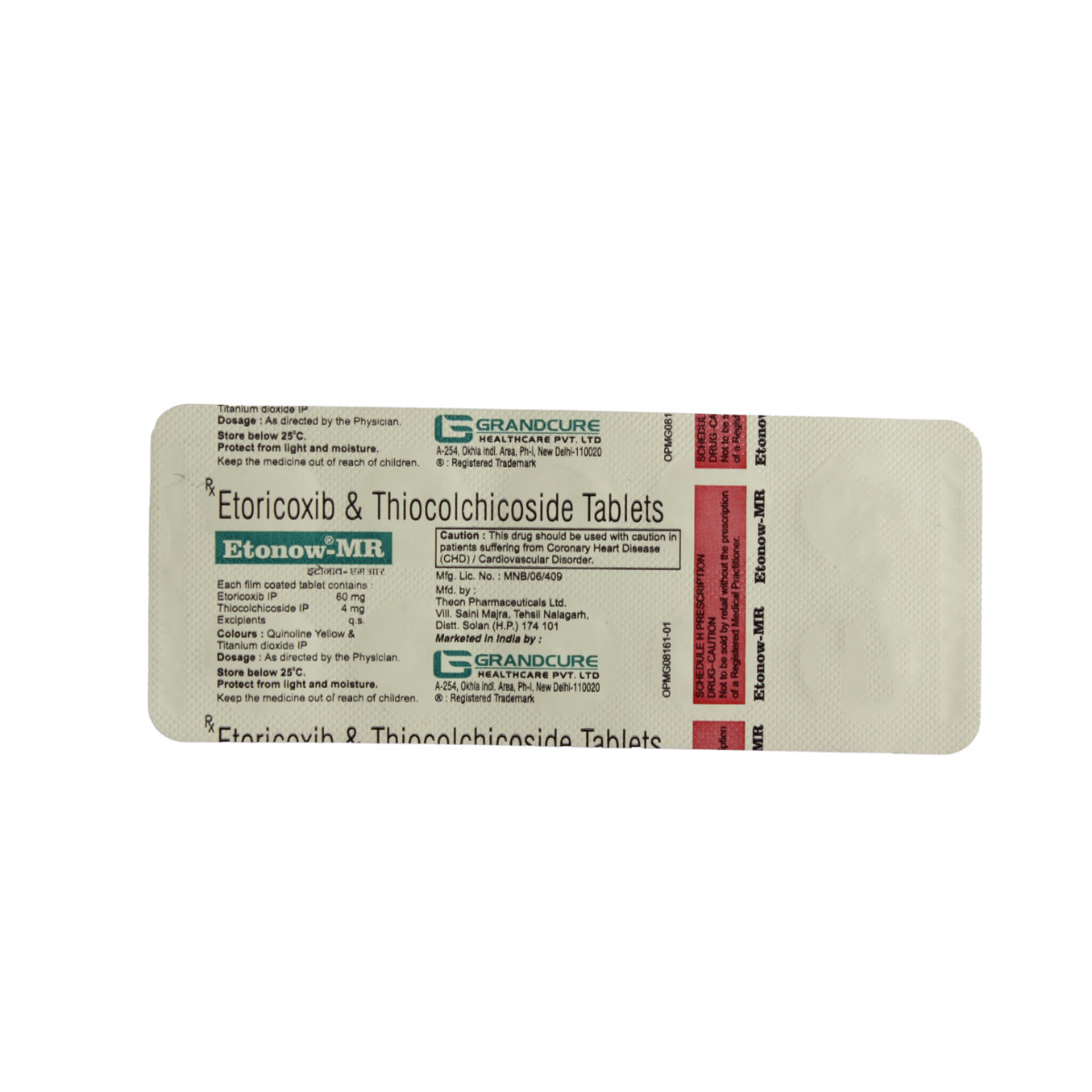 Etonow-MR Tablet 10's, Pack of 10 TABLETS Etonow-MR Tablet 10's, Pack of 10 TABLETS