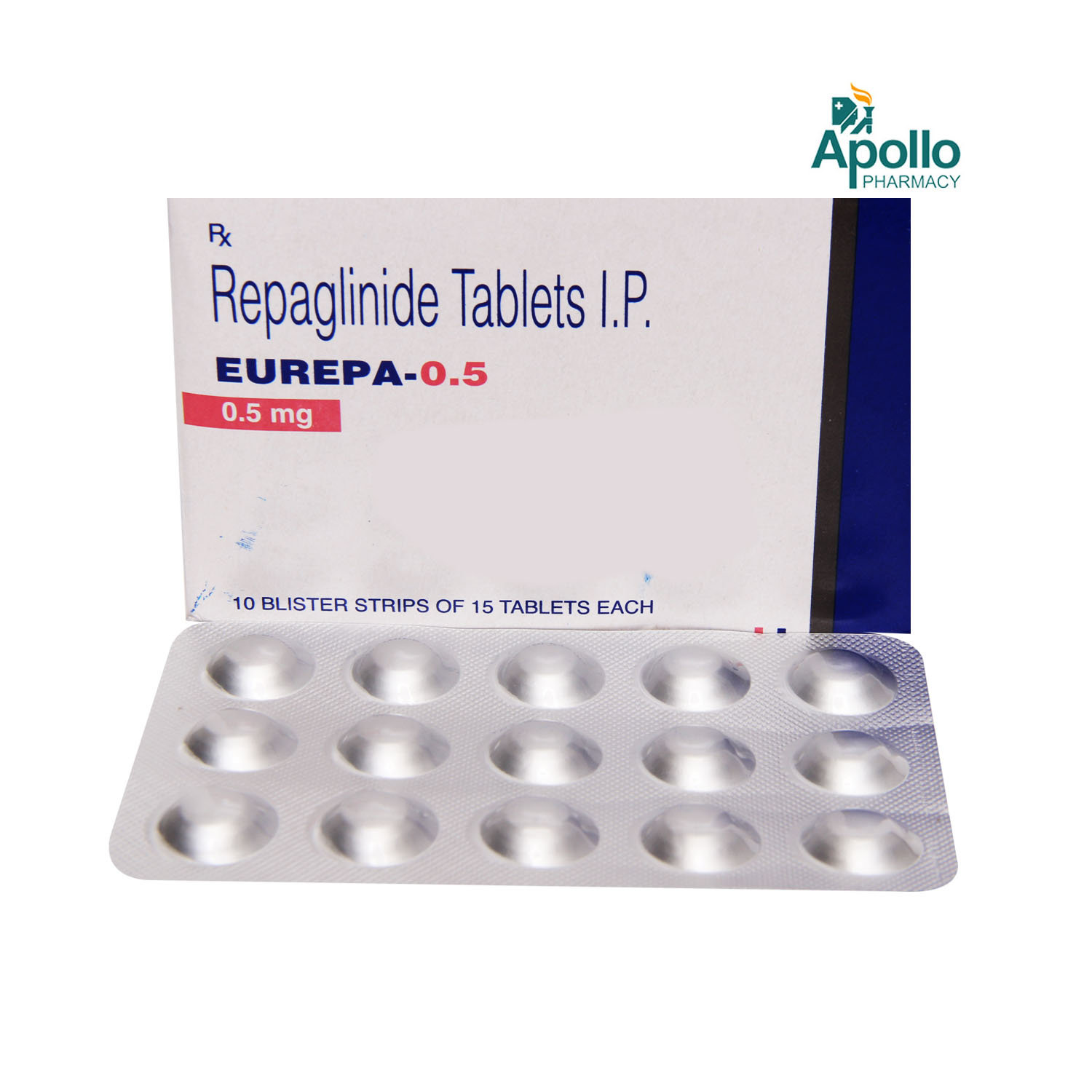 Eurepa 0.5 Tablet 15's, Pack of 15 TABLETS Eurepa 0.5 Tablet 15's, Pack of 15 TABLETS