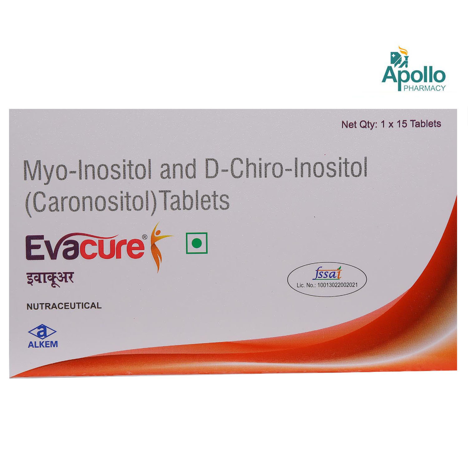 Evacure Tablet 15's, Pack of 15 TABLETS Evacure Tablet 15's, Pack of 15 TABLETS