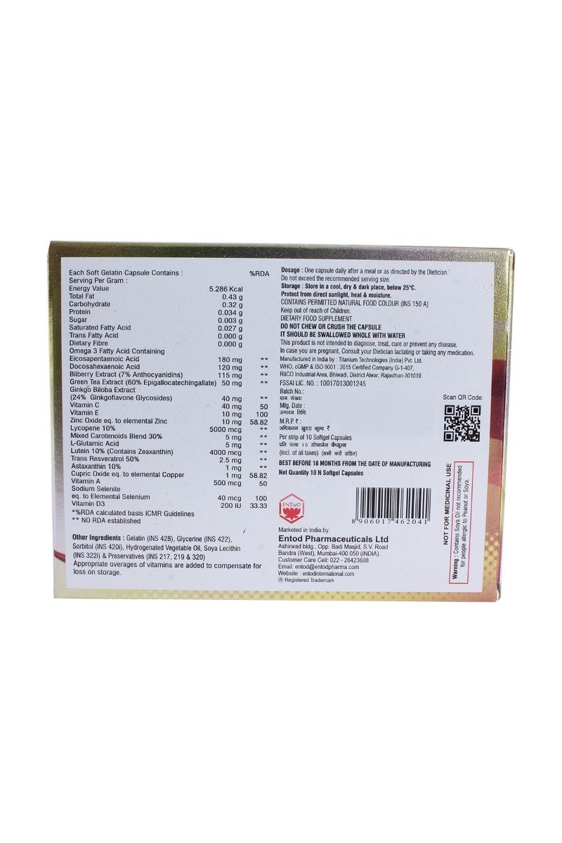 Eyetamin Total Capsule 10's, Pack of 10 Eyetamin Total Capsule 10's, Pack of 10