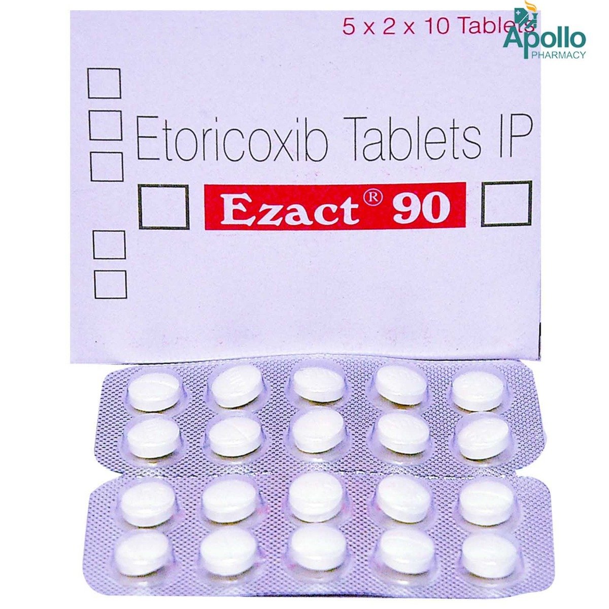 Ezact 90 Tablet 10's, Pack of 10 TABLETS Ezact 90 Tablet 10's, Pack of 10 TABLETS