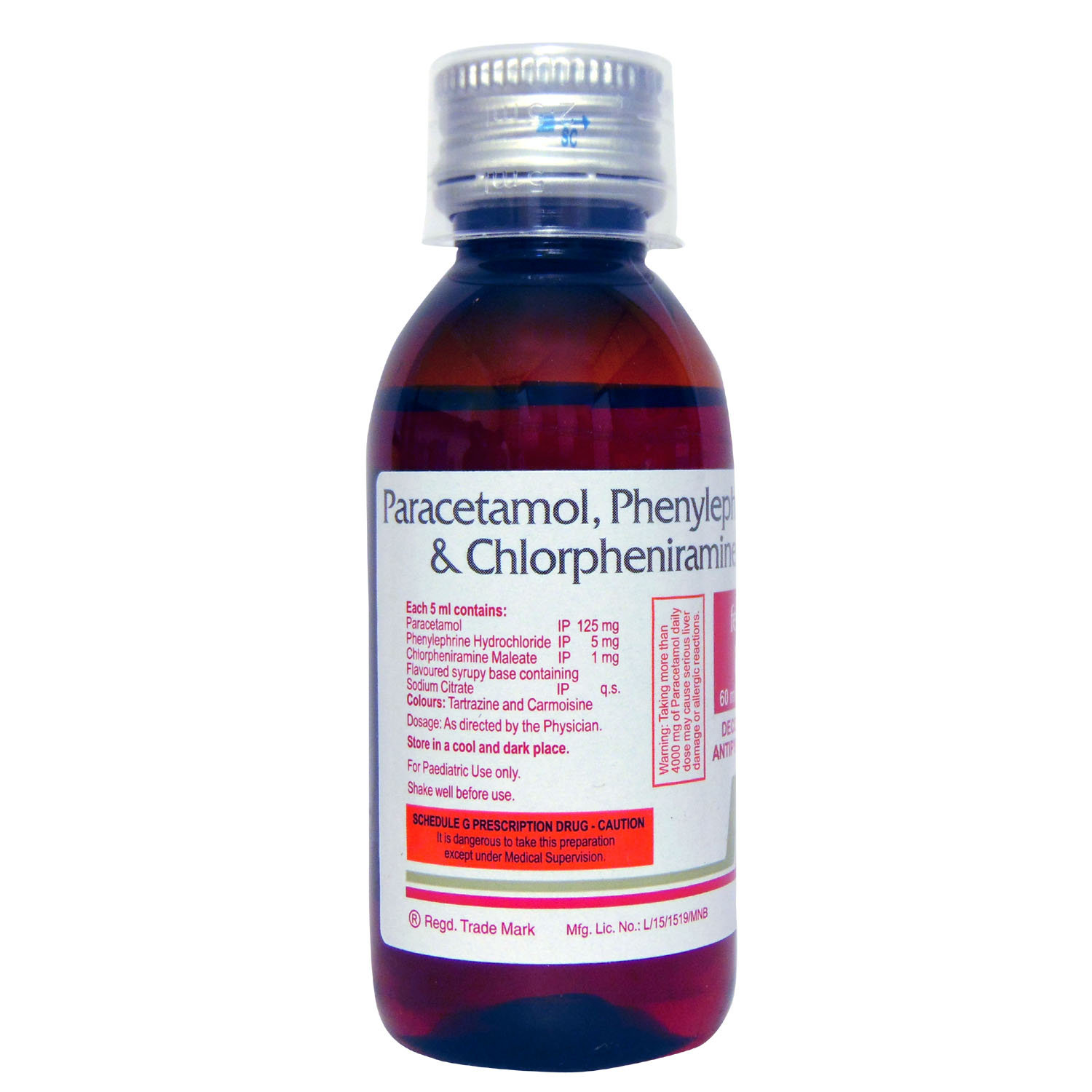 Febrex Plus Syrup 60 ml, Pack of 1 Syrup Febrex Plus Syrup 60 ml, Pack of 1 Syrup