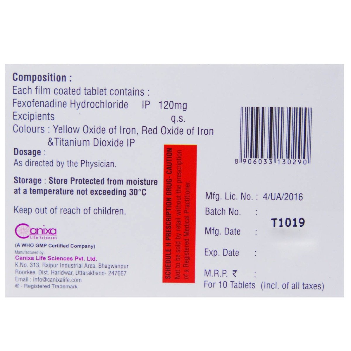 Fenixa 120 mg Tablet 10's, Pack of 10 TabletS Fenixa 120 mg Tablet 10's, Pack of 10 TabletS