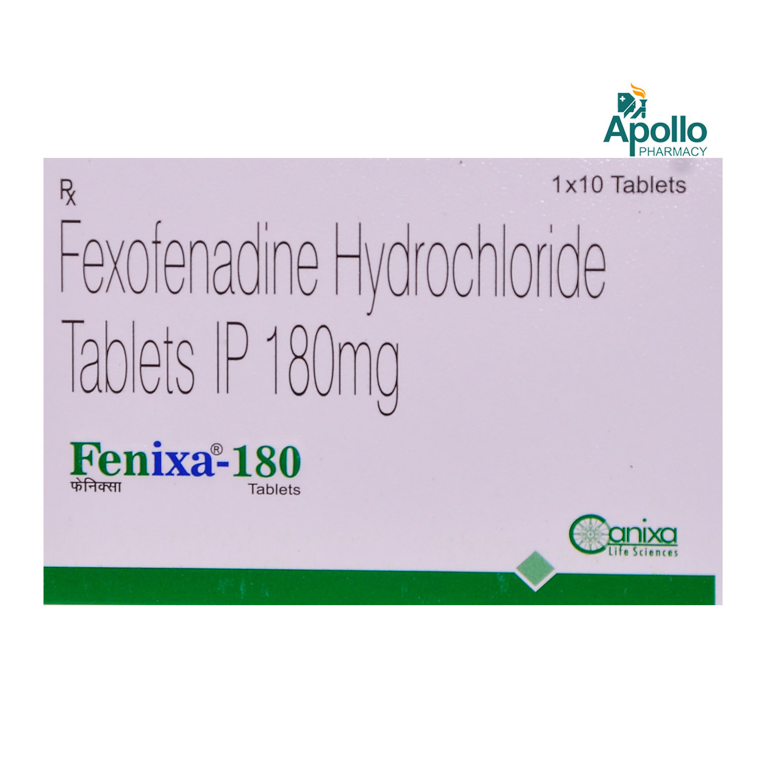 Fenixa-180mg Tablet 10's, Pack of 10 TABLETS Fenixa-180mg Tablet 10's, Pack of 10 TABLETS