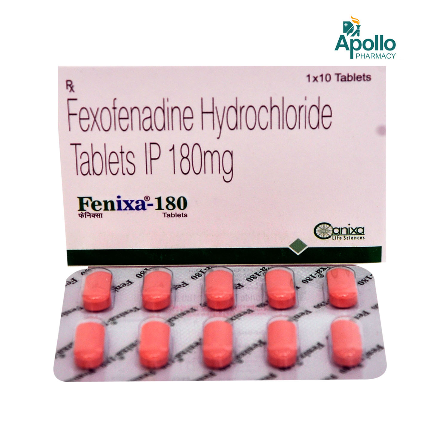 Fenixa-180mg Tablet 10's, Pack of 10 TABLETS Fenixa-180mg Tablet 10's, Pack of 10 TABLETS