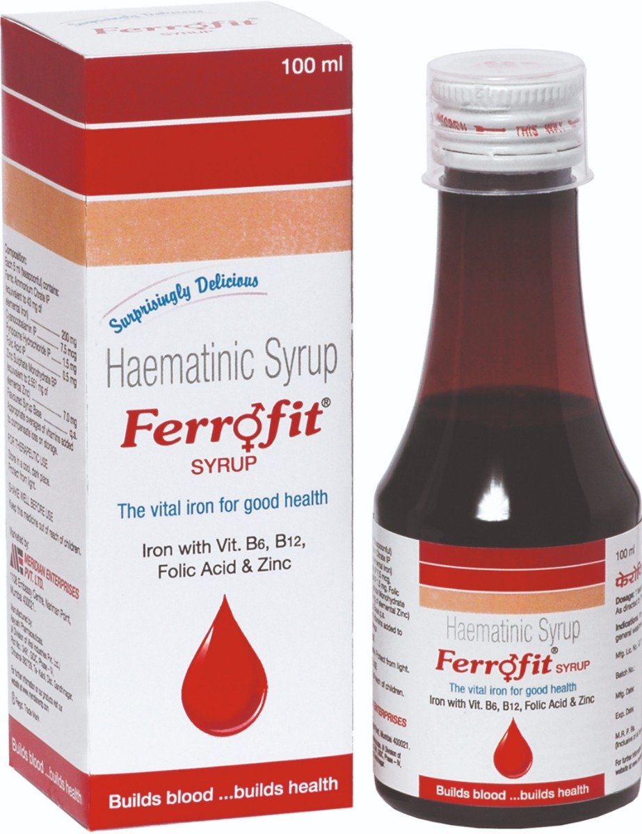 Ferrofit Syrup 100 ml, Pack of 1 SYRUP Ferrofit Syrup 100 ml, Pack of 1 SYRUP