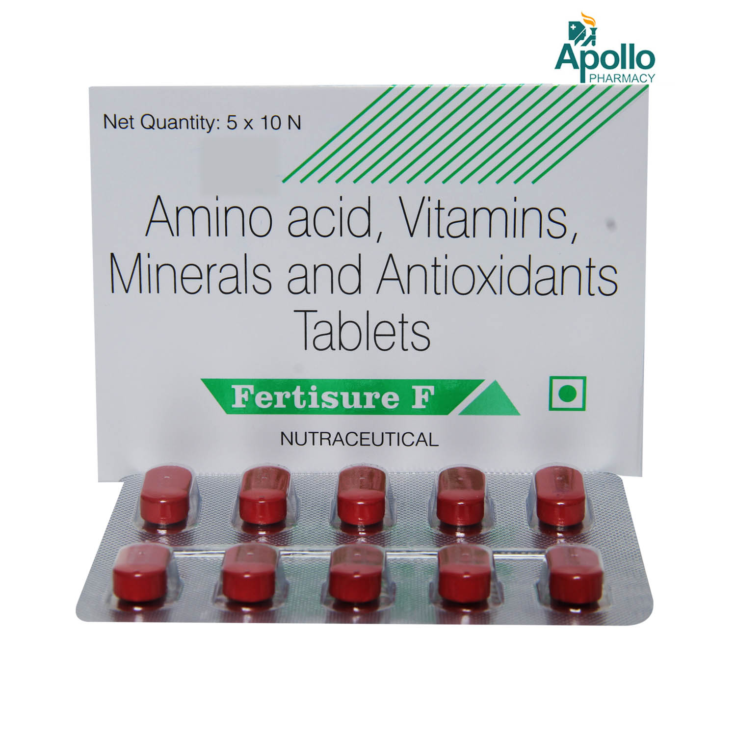 Fertisure F Tablet 10's, Pack of 10 Fertisure F Tablet 10's, Pack of 10