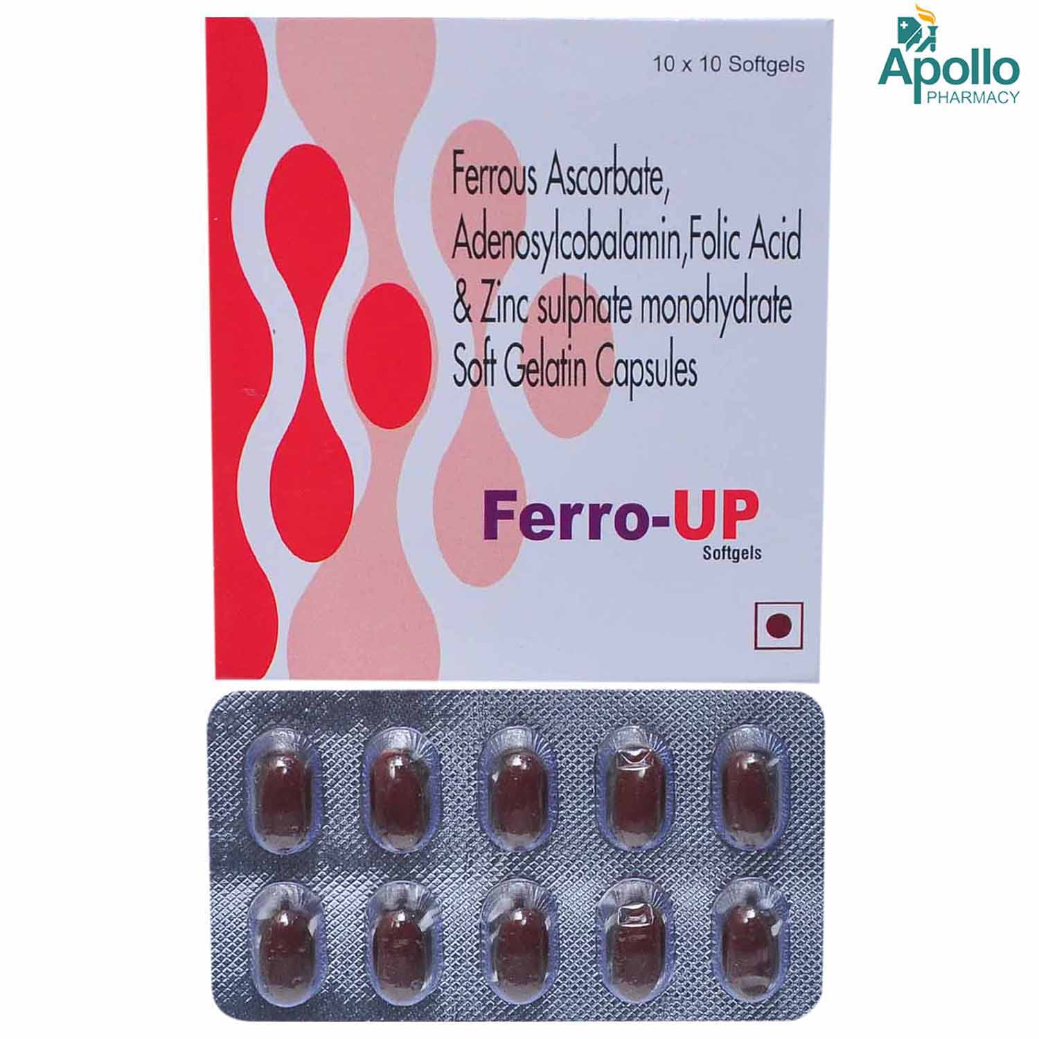 Ferro-UP Capsule 10's, Pack of 10 CAPSULES Ferro-UP Capsule 10's, Pack of 10 CAPSULES