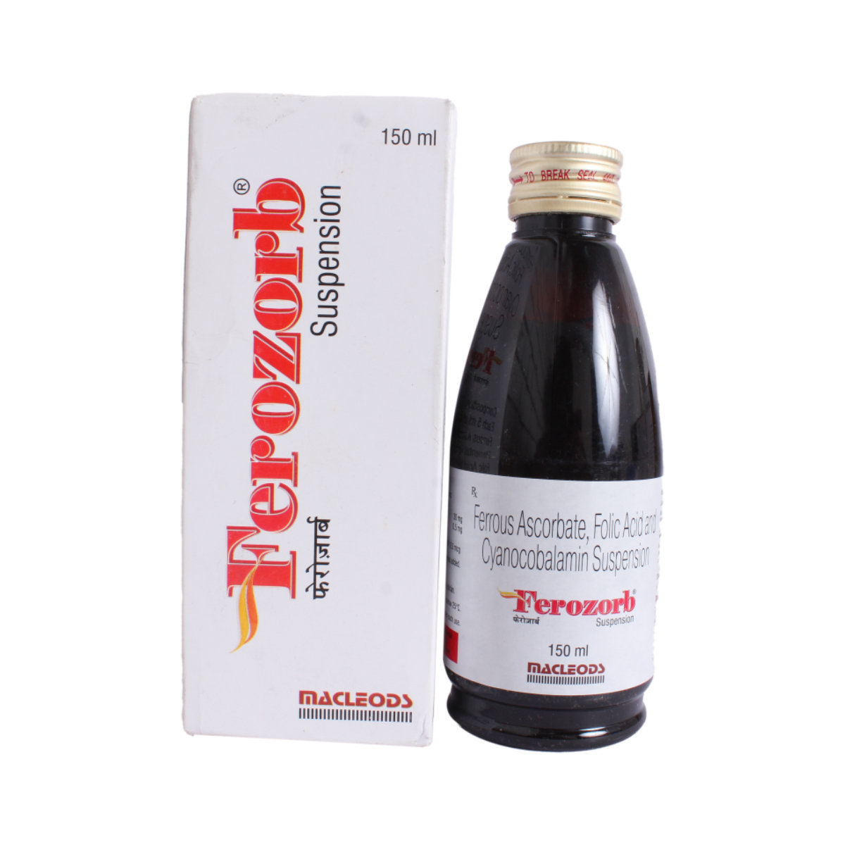 Ferozorb Suspension 150 ml, Pack of 1 LIQUID Ferozorb Suspension 150 ml, Pack of 1 LIQUID