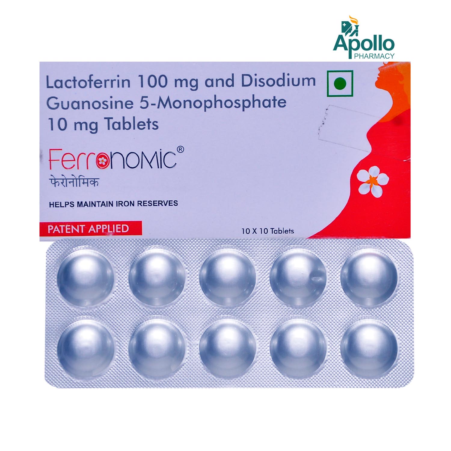 Ferronomic Tablet 10's, Pack of 10 TABLETS Ferronomic Tablet 10's, Pack of 10 TABLETS
