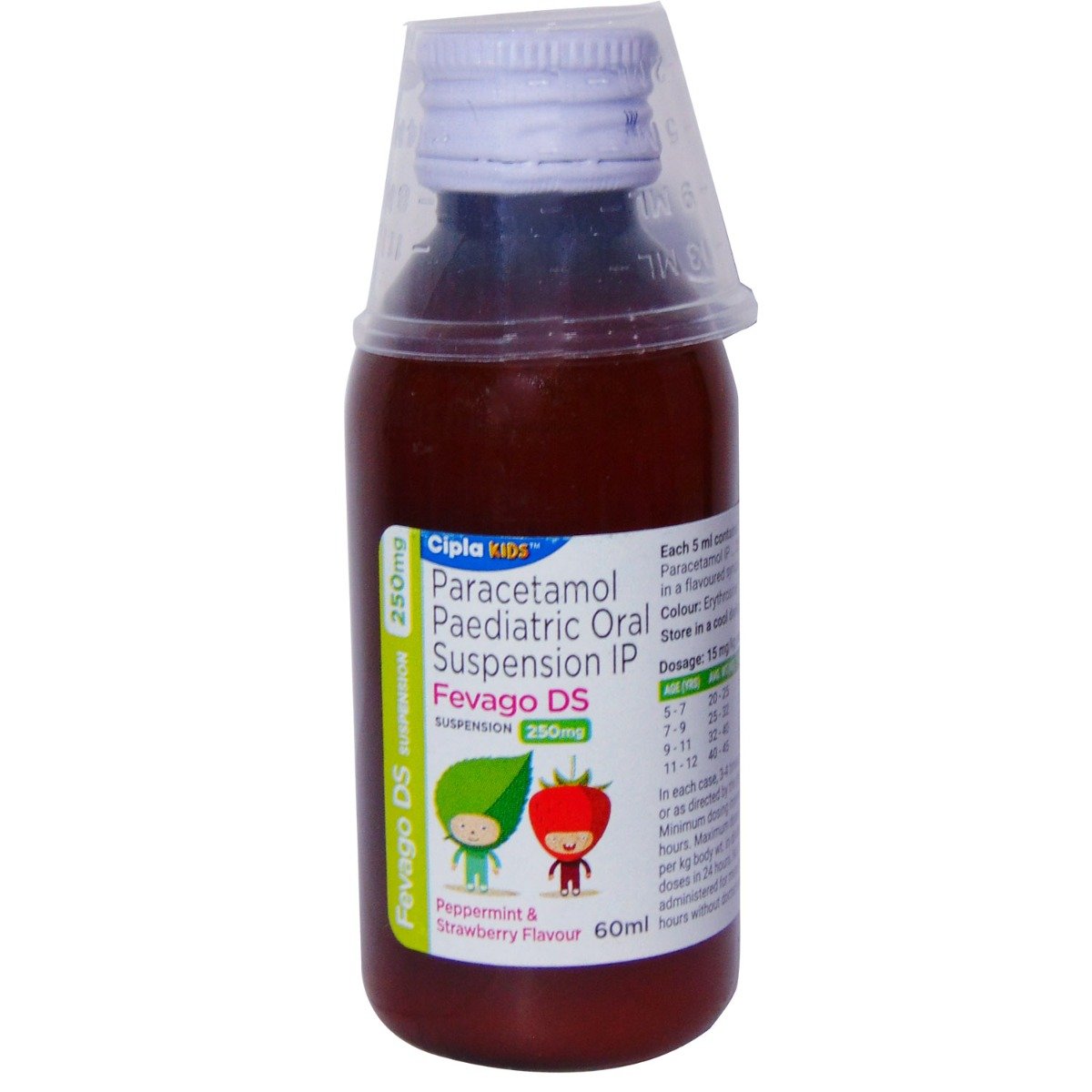 Fevago DS Suspension 60 ml, Pack of 1 Suspension Fevago DS Suspension 60 ml, Pack of 1 Suspension