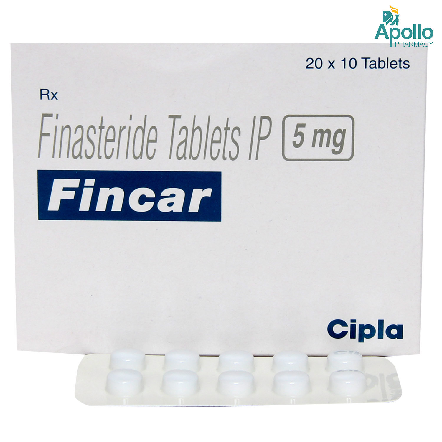 Fincar Tablet 10's, Pack of 10 TABLETS Fincar Tablet 10's, Pack of 10 TABLETS