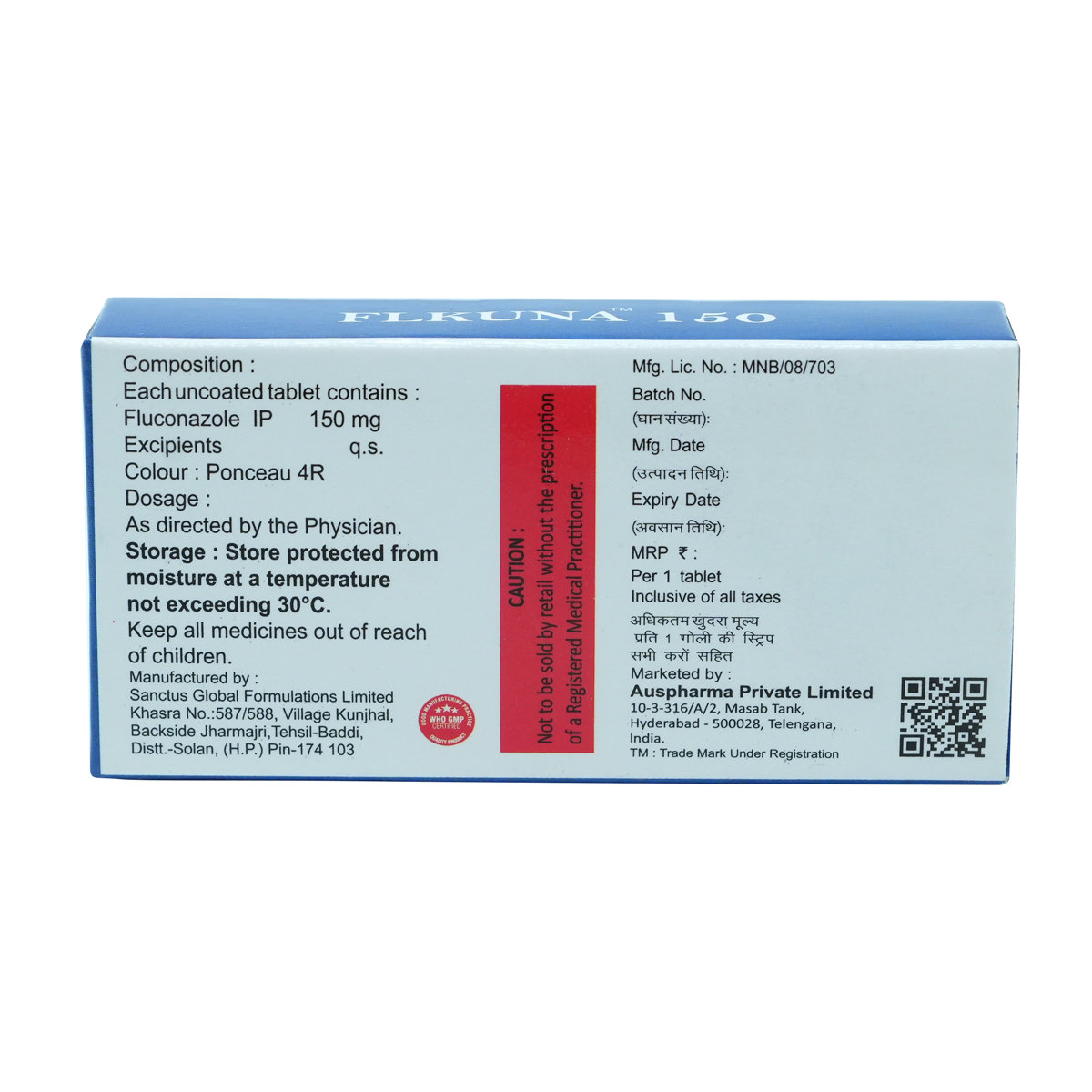 Flkuna 150 Tablet 1's, Pack of 1 Tablet Flkuna 150 Tablet 1's, Pack of 1 Tablet