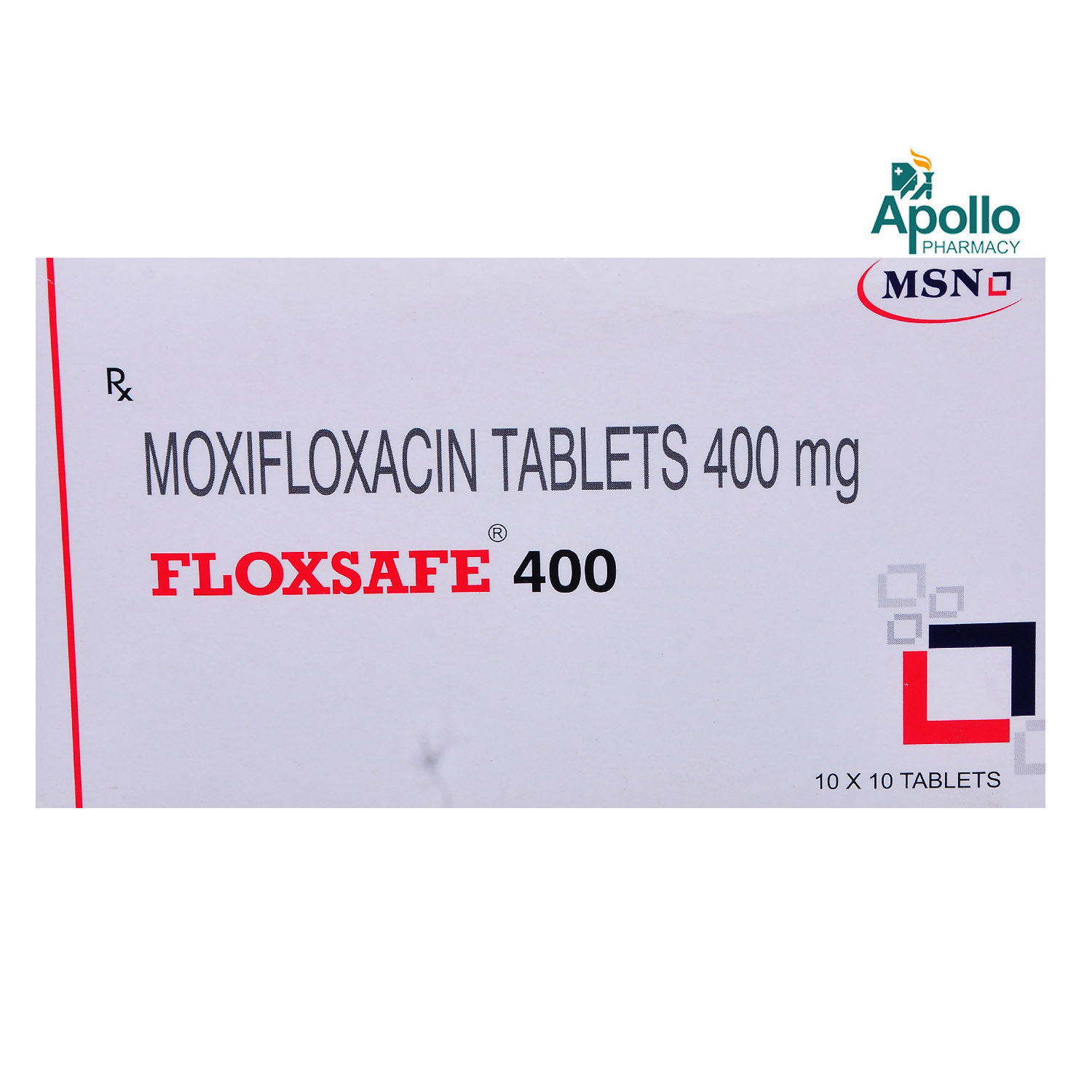 Floxsafe 400 mg Tablet 10's, Pack of 10 TabletS Floxsafe 400 mg Tablet 10's, Pack of 10 TabletS