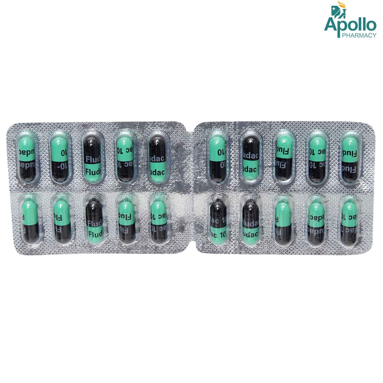 Fludac 10 Capsule 10's, Pack of 10 CAPSULES Fludac 10 Capsule 10's, Pack of 10 CAPSULES