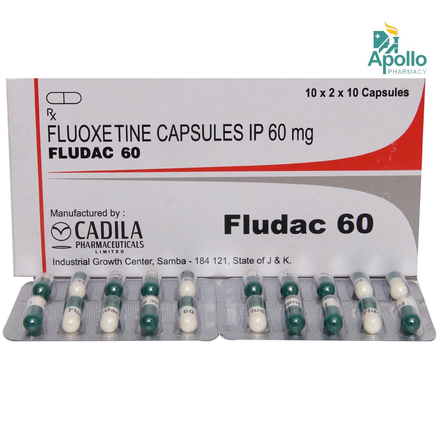 Fludac 60 Capsule 10's, Pack of 10 CAPSULES Fludac 60 Capsule 10's, Pack of 10 CAPSULES