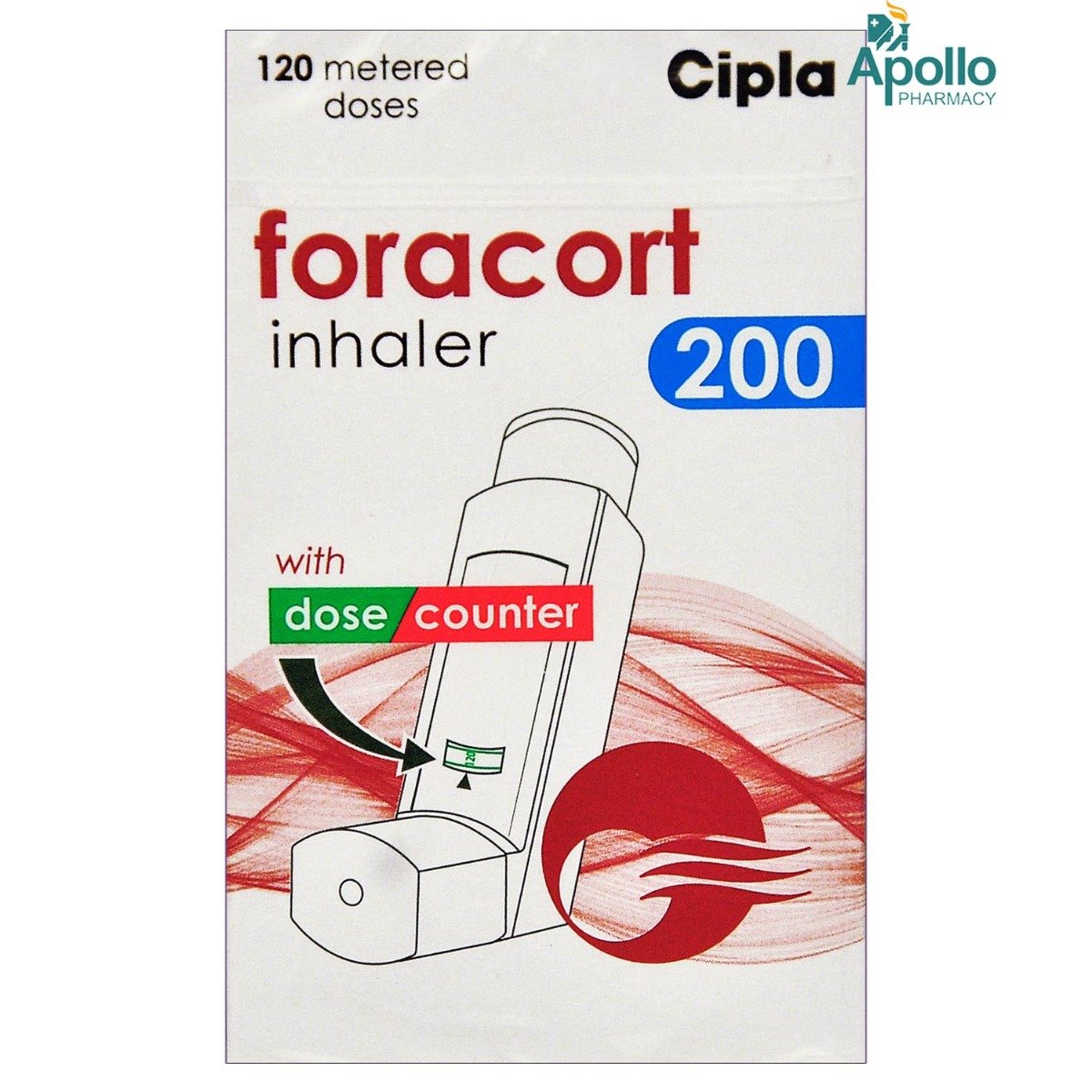 Foracort 200 Inhaler 120 mdi, Pack of 1 INHALER Foracort 200 Inhaler 120 mdi, Pack of 1 INHALER