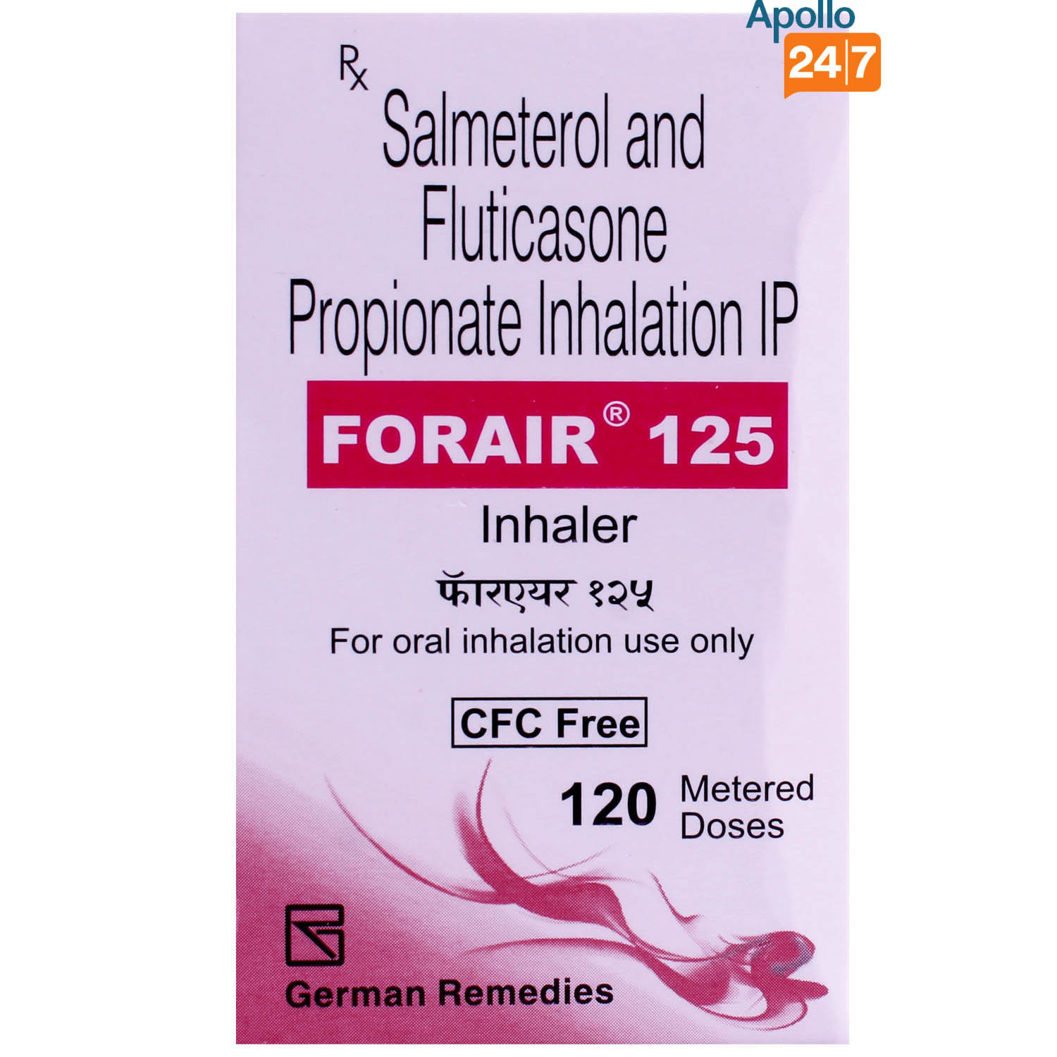 Forair 125 Inhaler 120 mdi, Pack of 1 Inhaler Forair 125 Inhaler 120 mdi, Pack of 1 Inhaler
