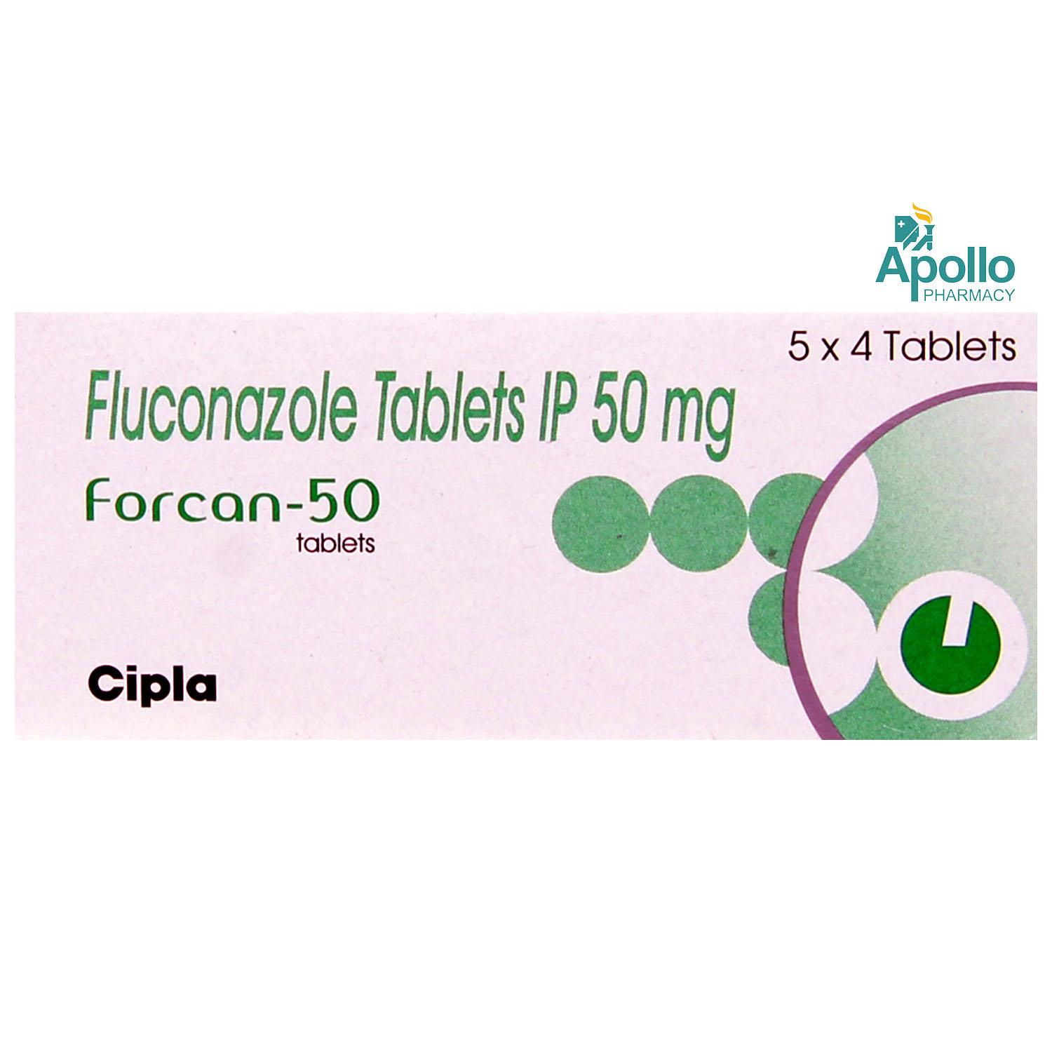Forcan 50 Tablet 4's, Pack of 4 TABLETS Forcan 50 Tablet 4's, Pack of 4 TABLETS