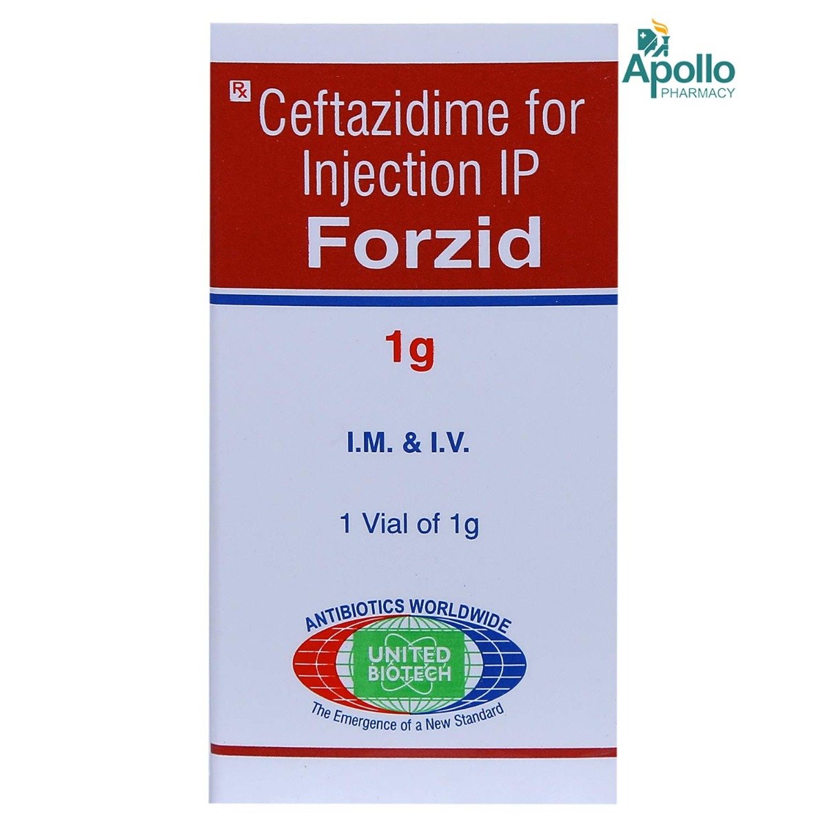 Forzid Injection 1 gm, Pack of 1 INJECTION Forzid Injection 1 gm, Pack of 1 INJECTION