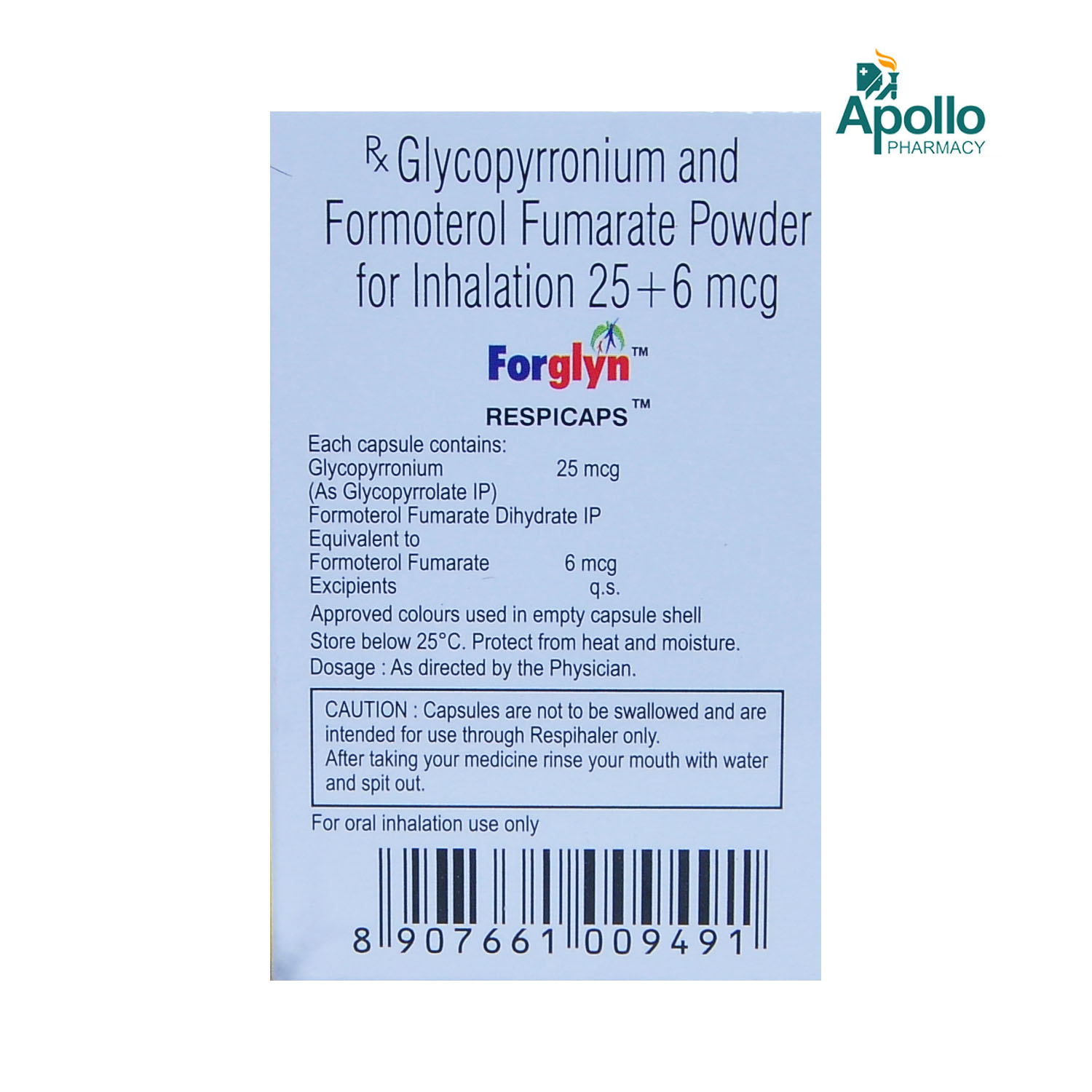 Forglyn Respicap 30's, Pack of 30 RESPICAPS Forglyn Respicap 30's, Pack of 30 RESPICAPS
