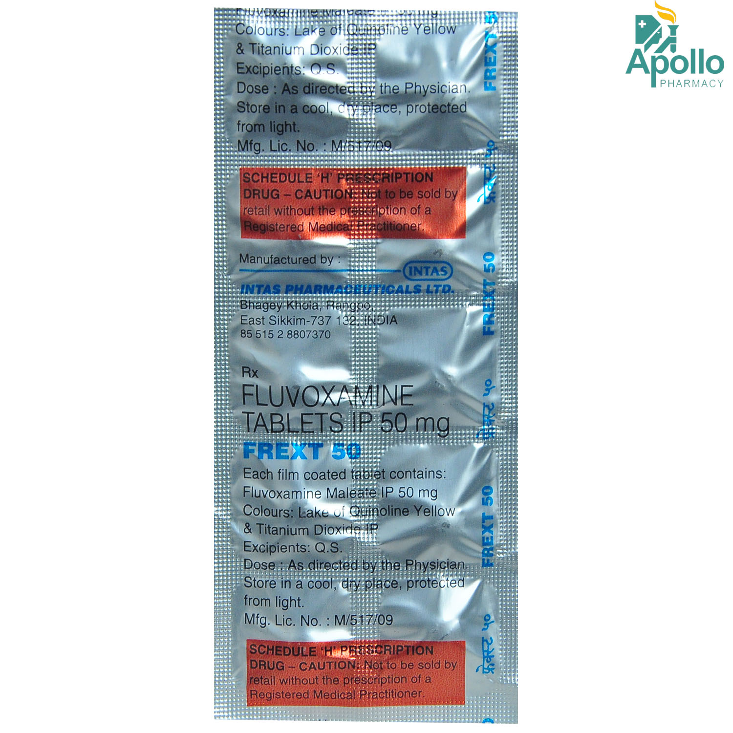 Frext 50 Tablet 10's, Pack of 10 TabletS Frext 50 Tablet 10's, Pack of 10 TabletS