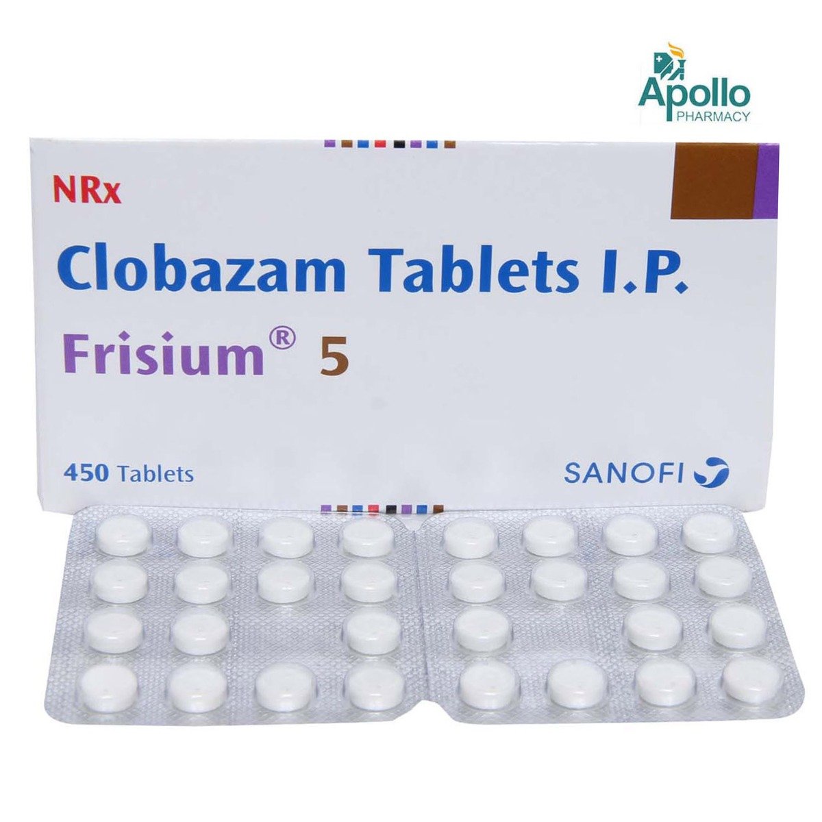 FRISIUM 5MG TABLET, Pack of 10 TABLETS FRISIUM 5MG TABLET, Pack of 10 TABLETS