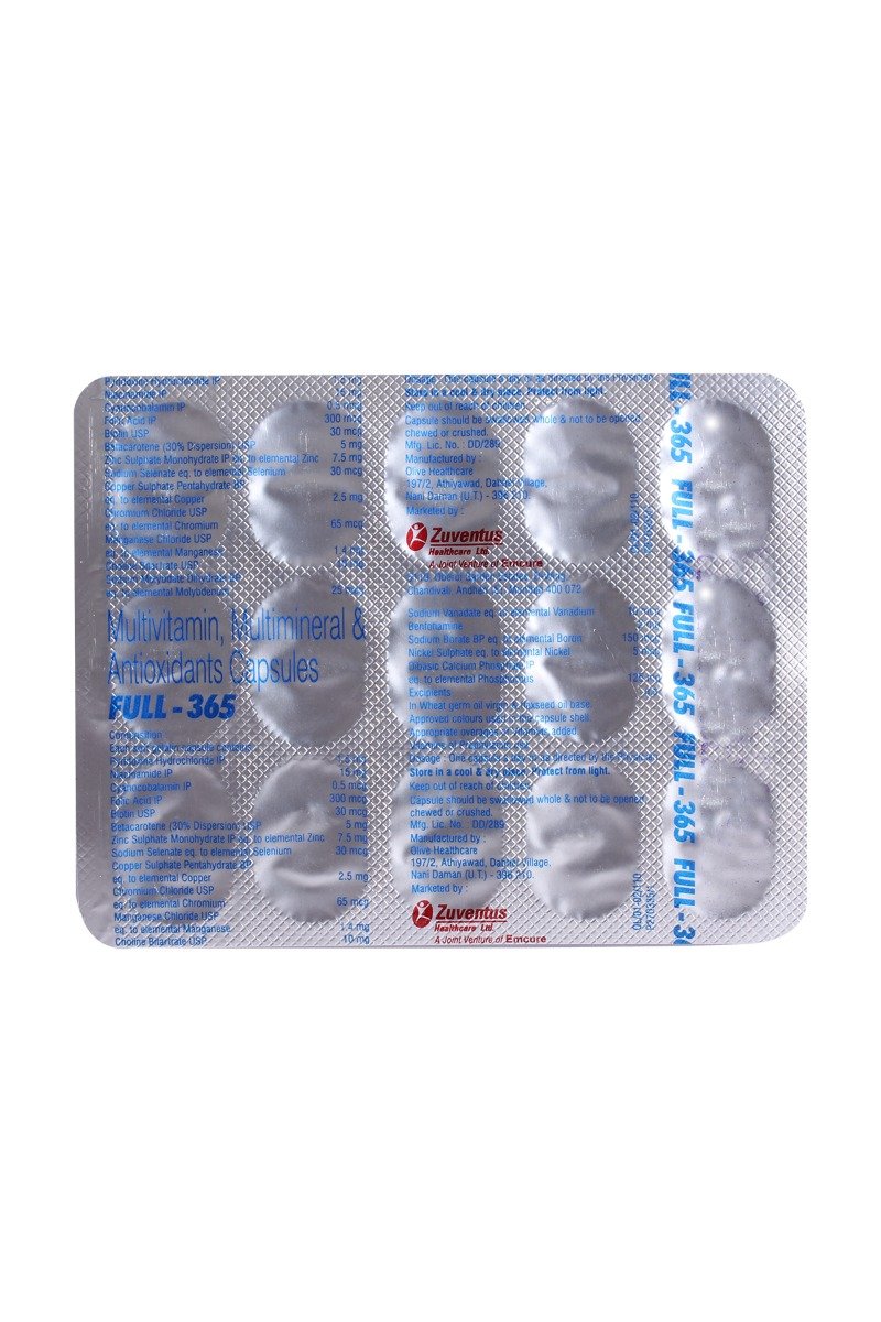 Full-365 Capsule 15's, Pack of 15 Full-365 Capsule 15's, Pack of 15