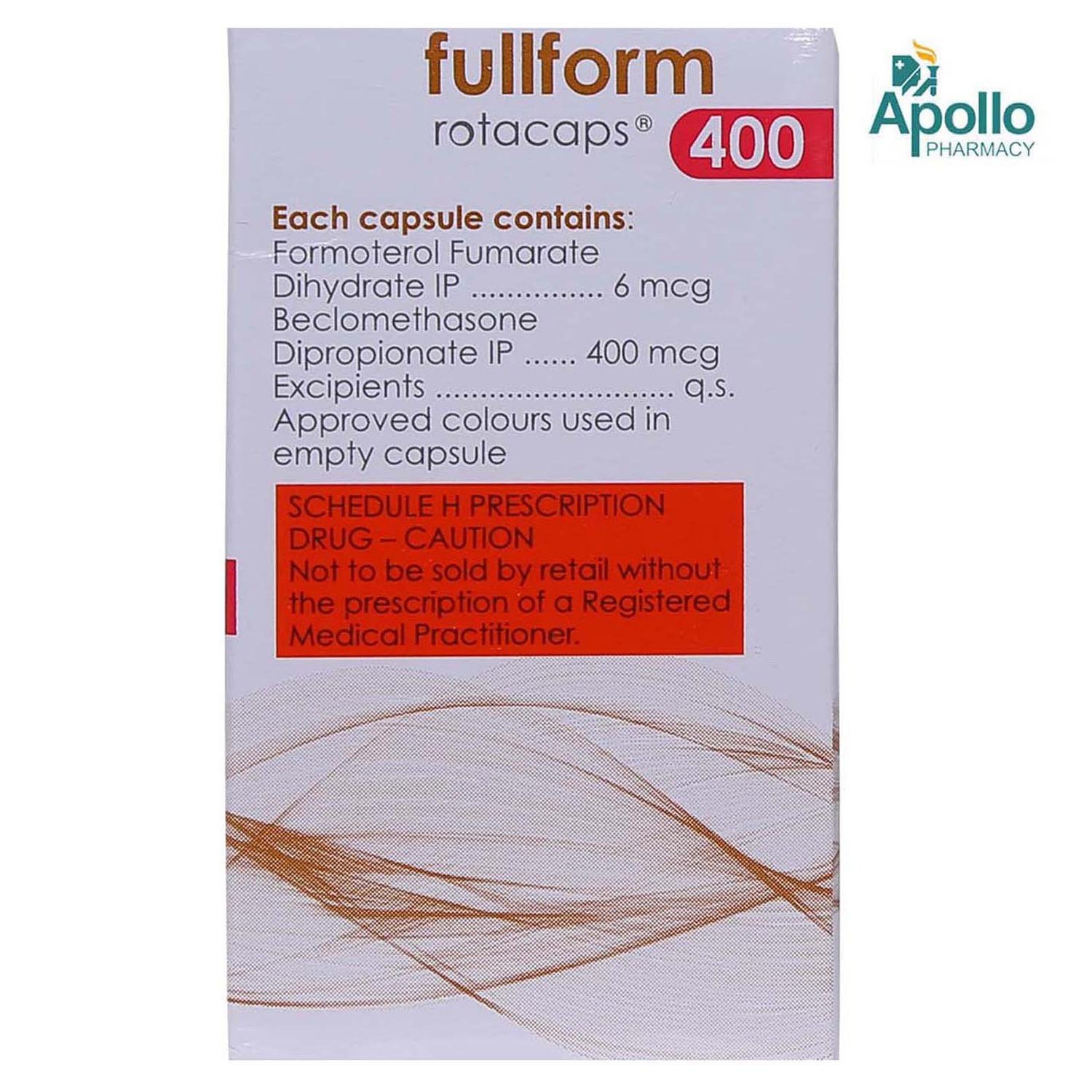Fullform 400 Rotacaps 30's, Pack of 1 Fullform 400 Rotacaps 30's, Pack of 1