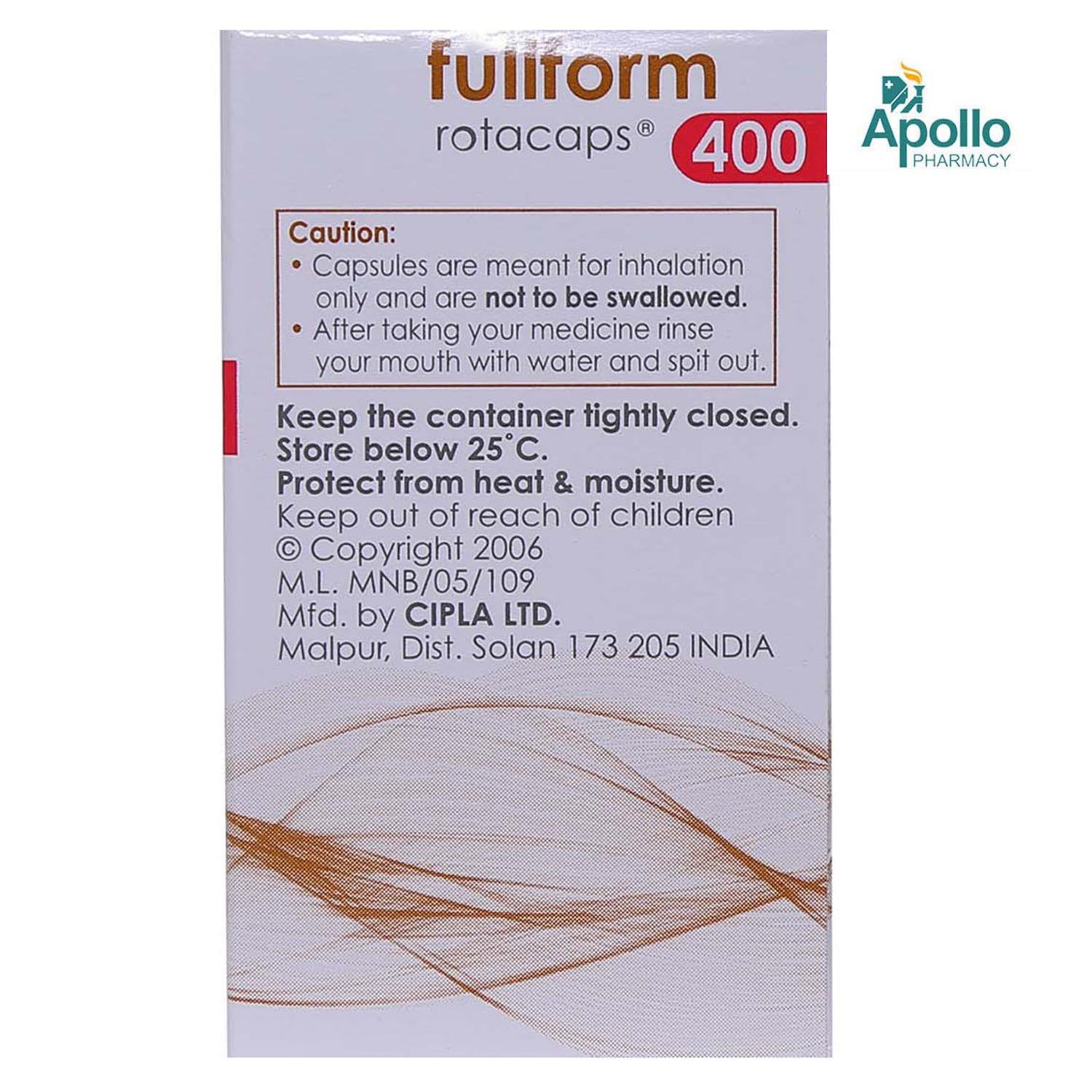 Fullform 400 Rotacaps 30's, Pack of 1 Fullform 400 Rotacaps 30's, Pack of 1