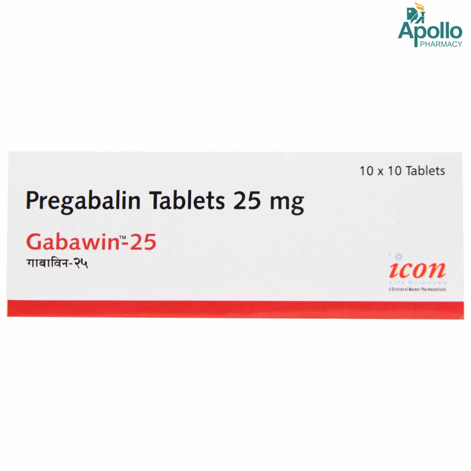 Gabawin-25 Tablet 10's, Pack of 10 TABLETS Gabawin-25 Tablet 10's, Pack of 10 TABLETS