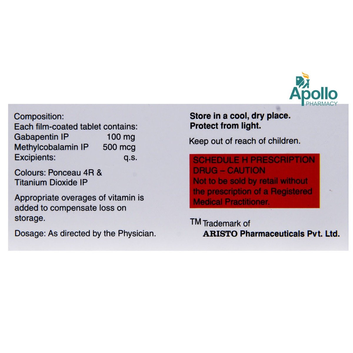 Gabaneuron 100 Tablet 10's, Pack of 10 TABLETS Gabaneuron 100 Tablet 10's, Pack of 10 TABLETS