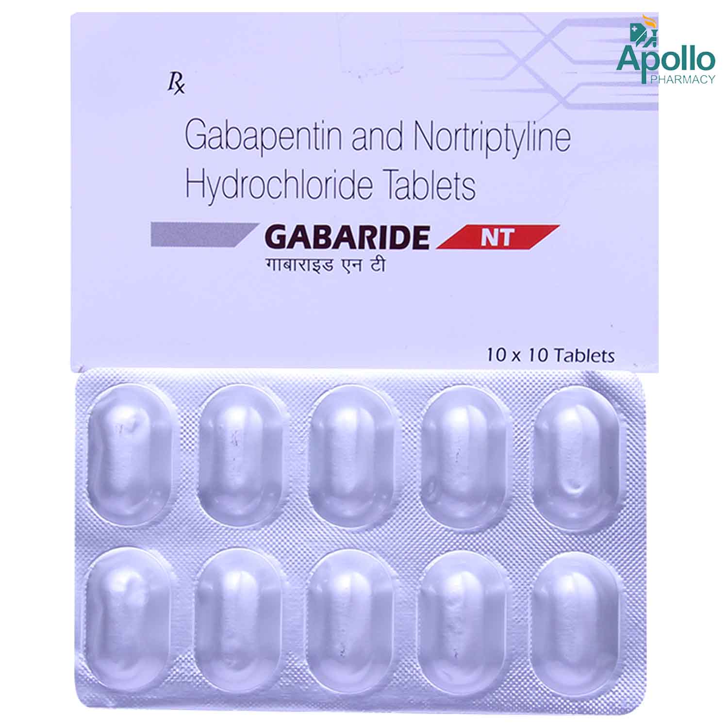 Gabaride NT 400mg/10mg Tablet 10's, Pack of 10 TABLETS Gabaride NT 400mg/10mg Tablet 10's, Pack of 10 TABLETS