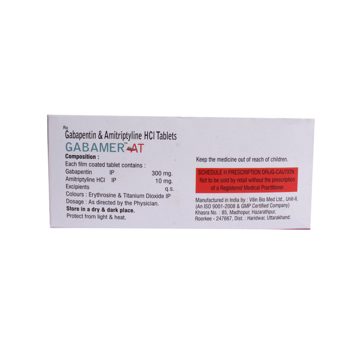 GABAMER AT TABLET 10'S , Pack of 10 TabletS GABAMER AT TABLET 10'S , Pack of 10 TabletS