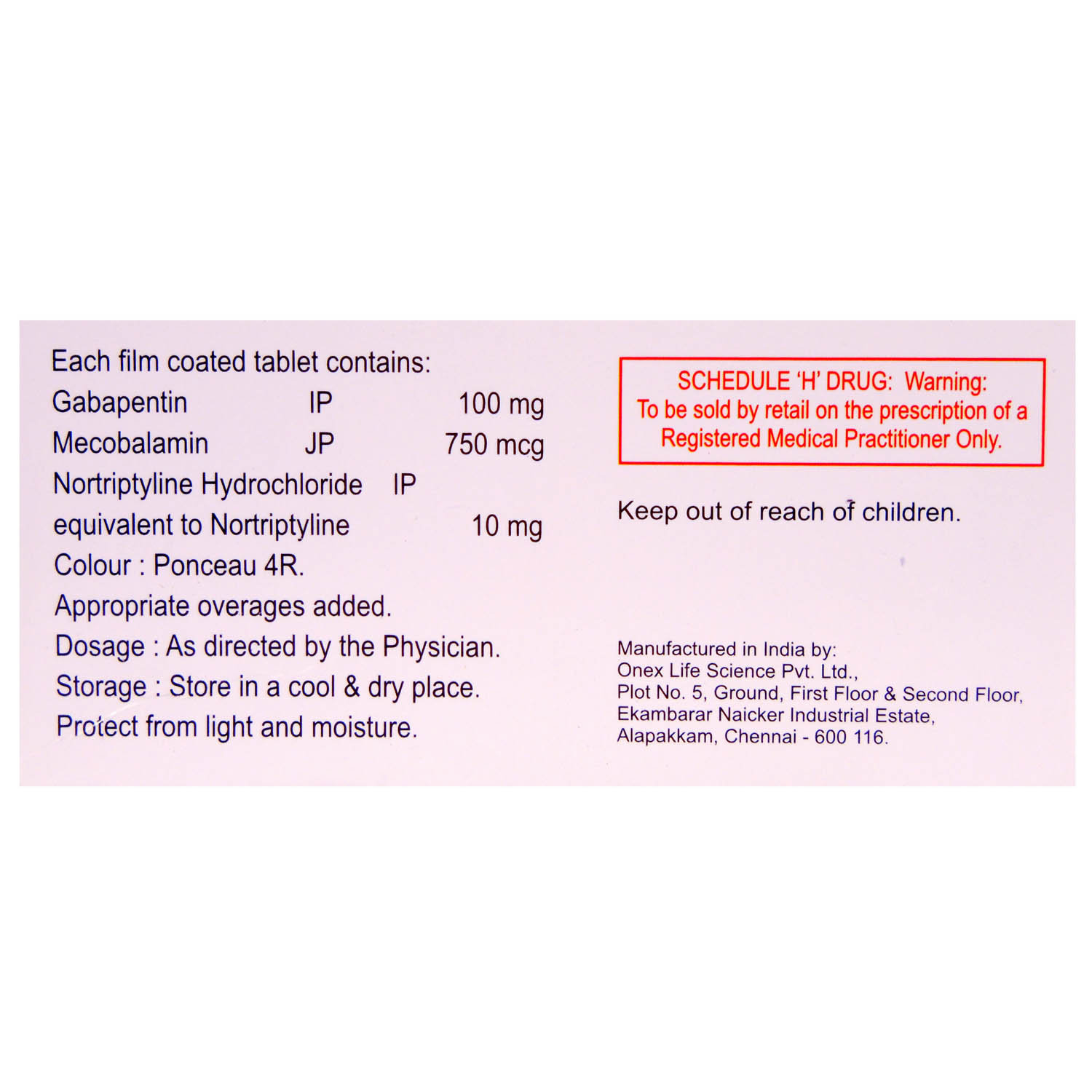 Gabaprime-Trio Tablet 10's, Pack of 10 TABLETS Gabaprime-Trio Tablet 10's, Pack of 10 TABLETS