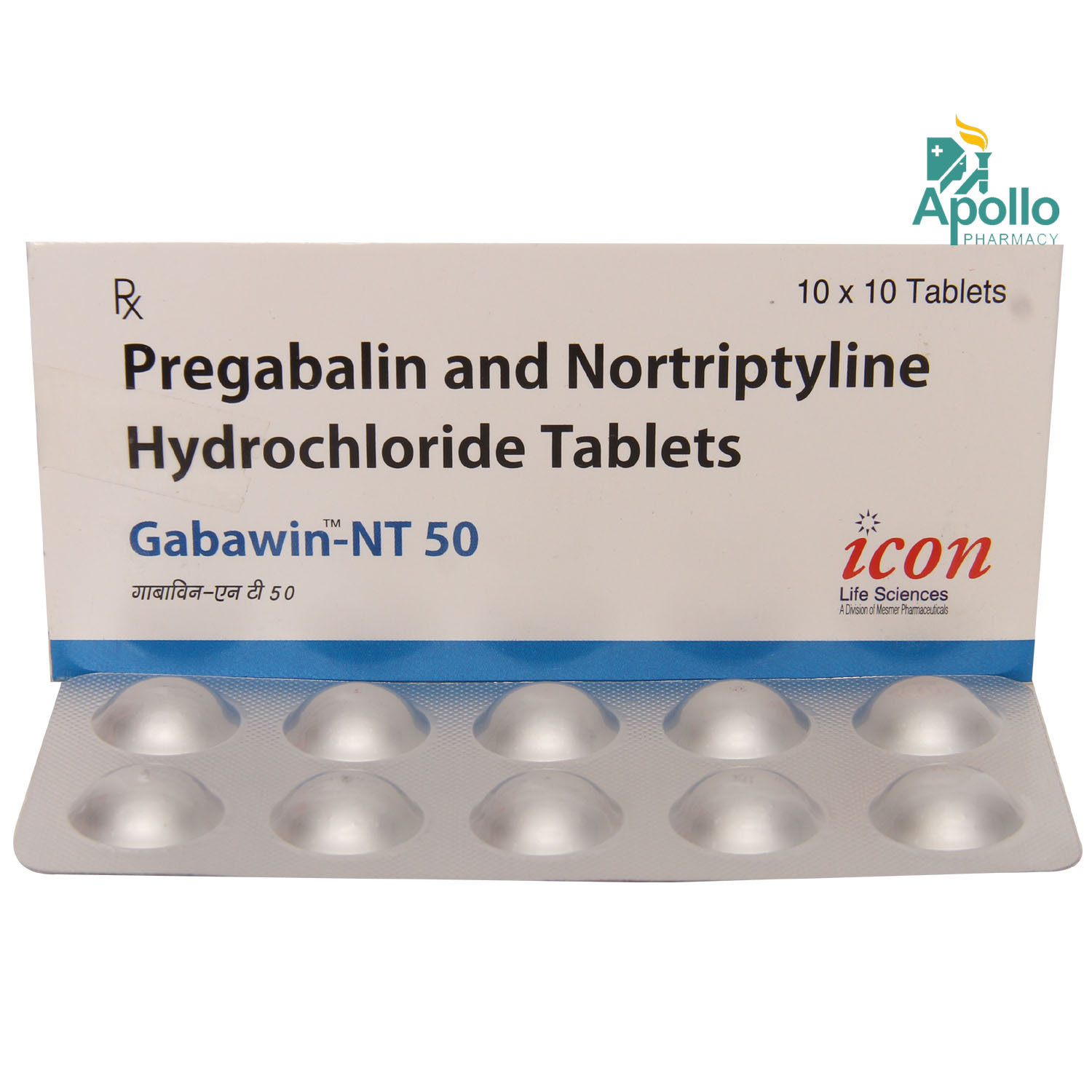Gabawin-NT 50 Tablet 10's, Pack of 10 TABLETS Gabawin-NT 50 Tablet 10's, Pack of 10 TABLETS